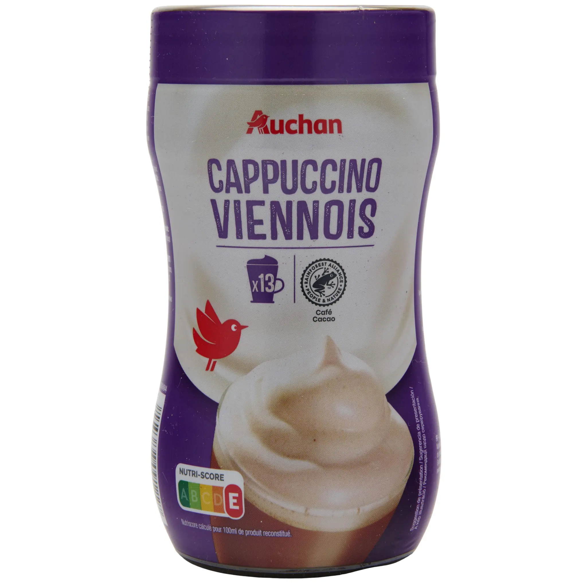 AUCHAN Café soluble Cappuccino viennois