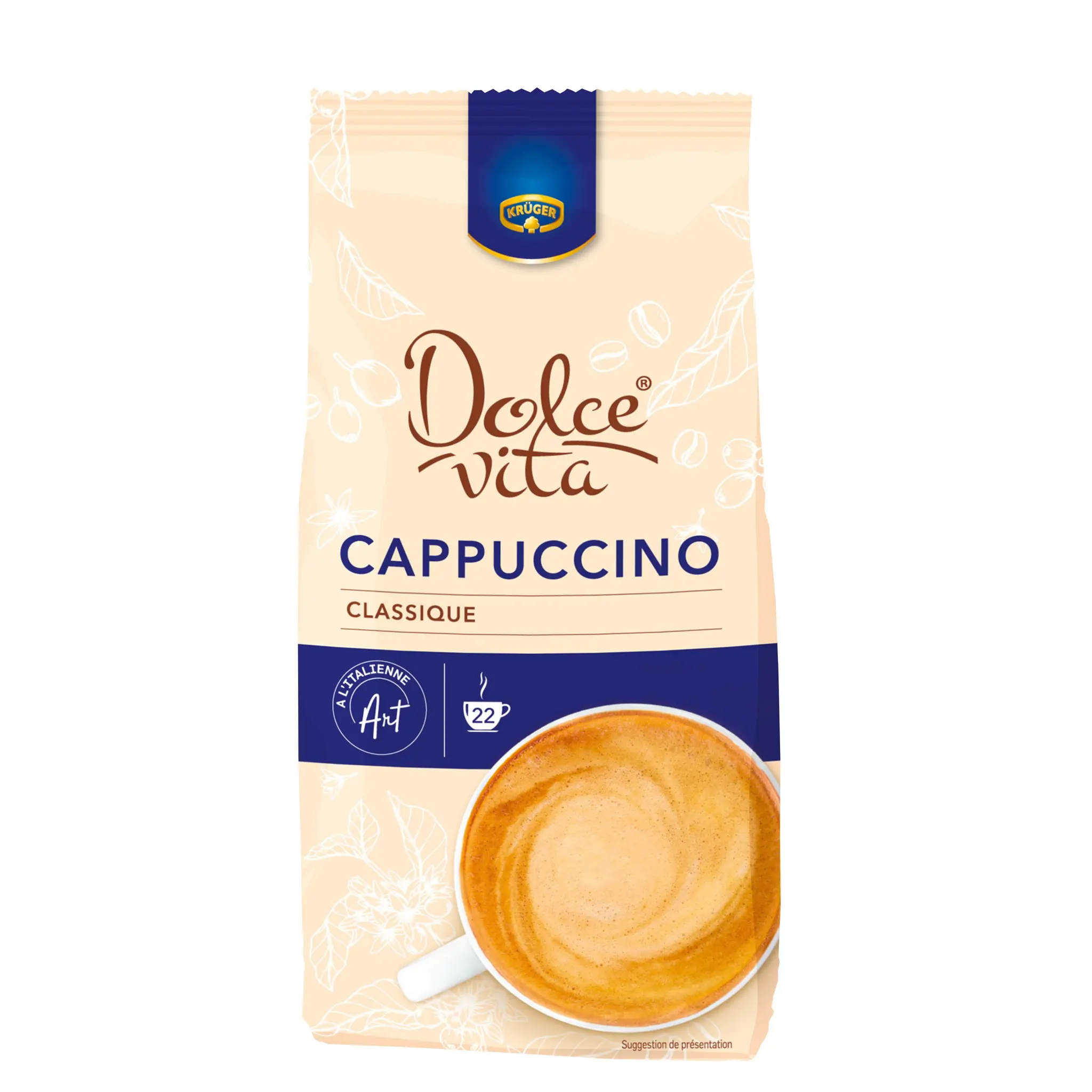 DOLCE VITA Cappuccino classique en poudre