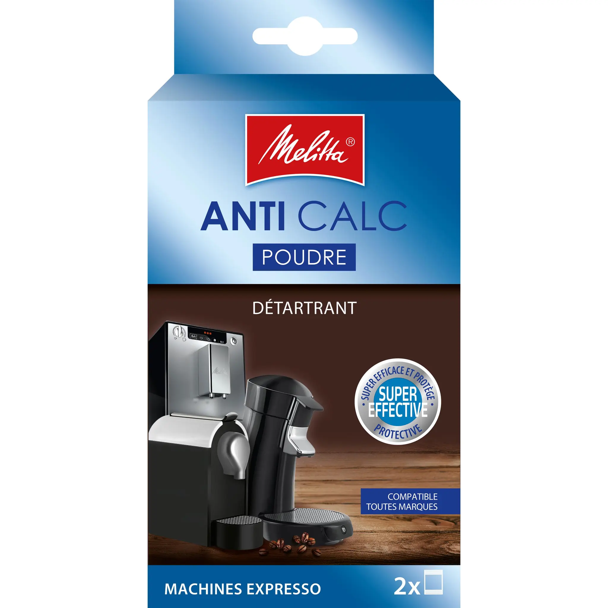 MELITTA Anti calcaire en poudre détartrant pour machines expresso