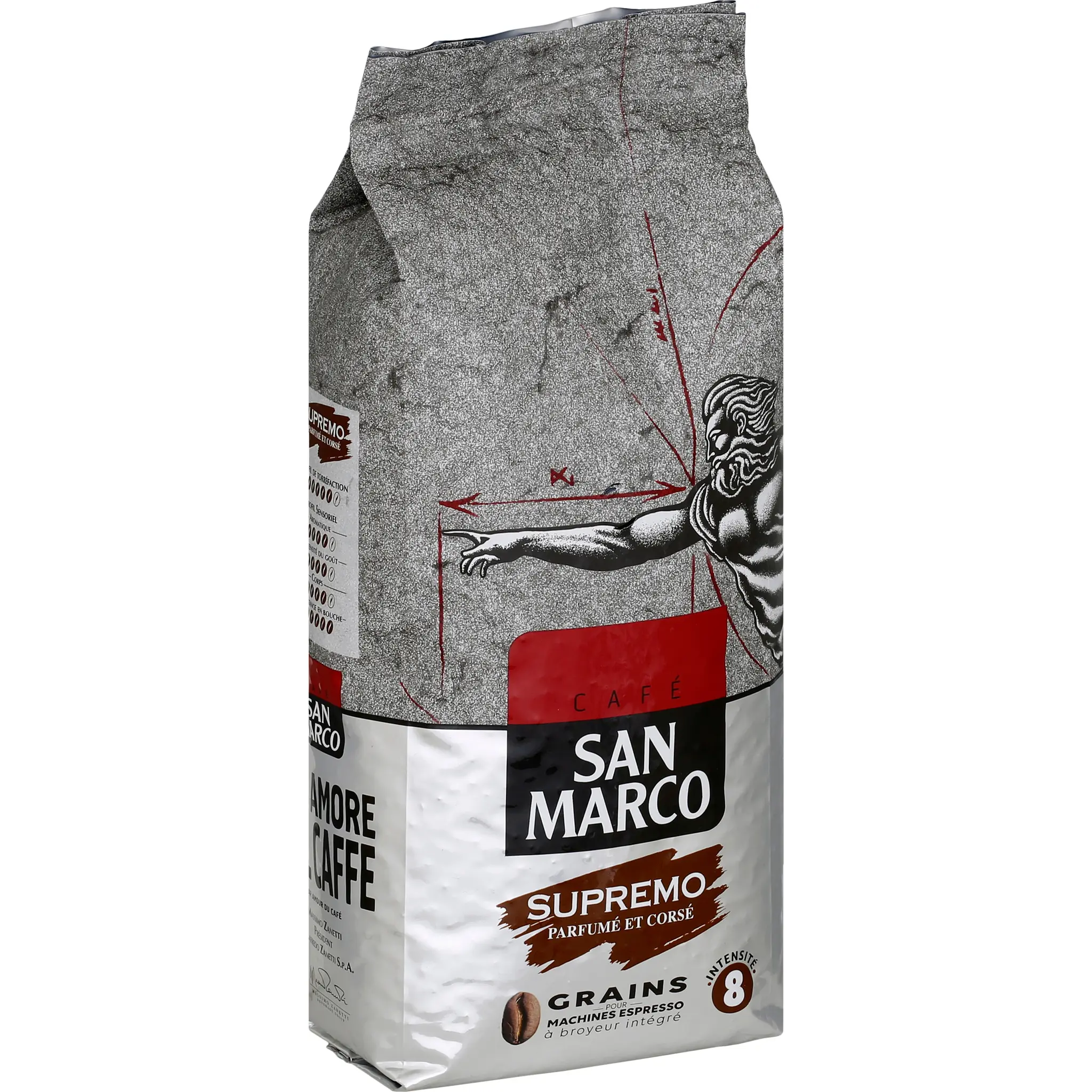 SAN MARCO Café en grain supremo intensité 8