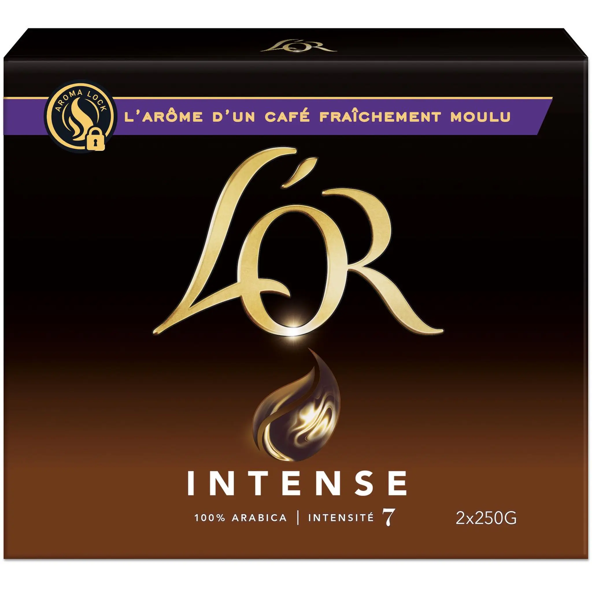 L'OR Café moulu intense arabica intensité 7