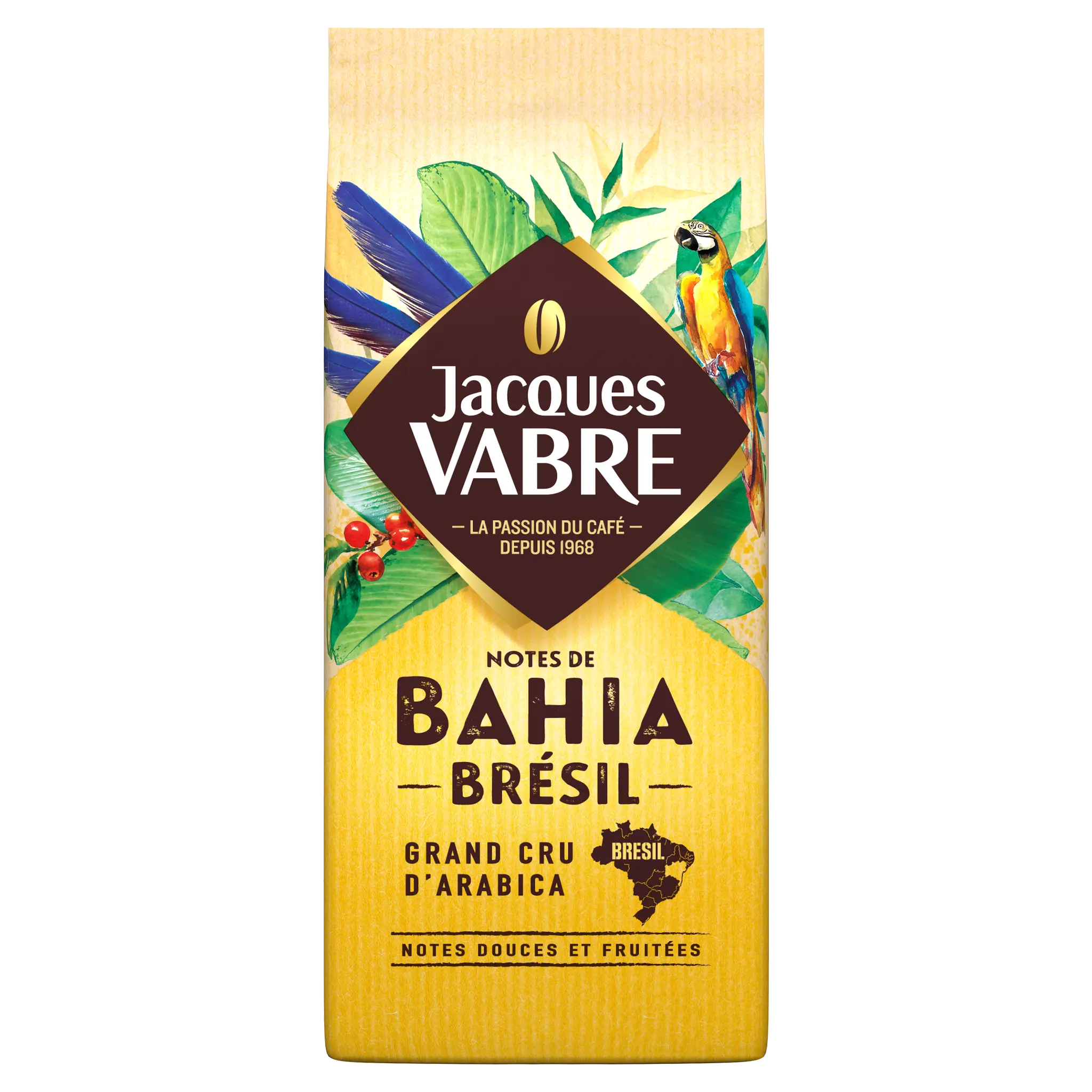 JACQUES VABRE Café moulu notes de Bahia Brésil