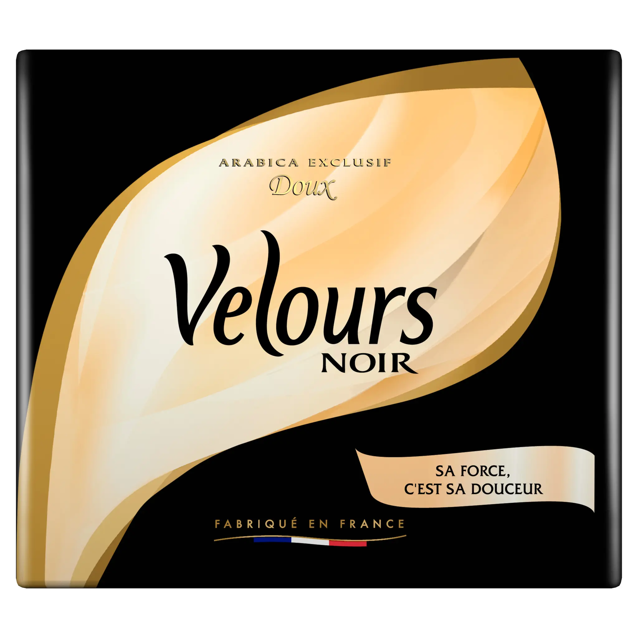 VELOURS NOIR Café moulu arabica exclusif doux