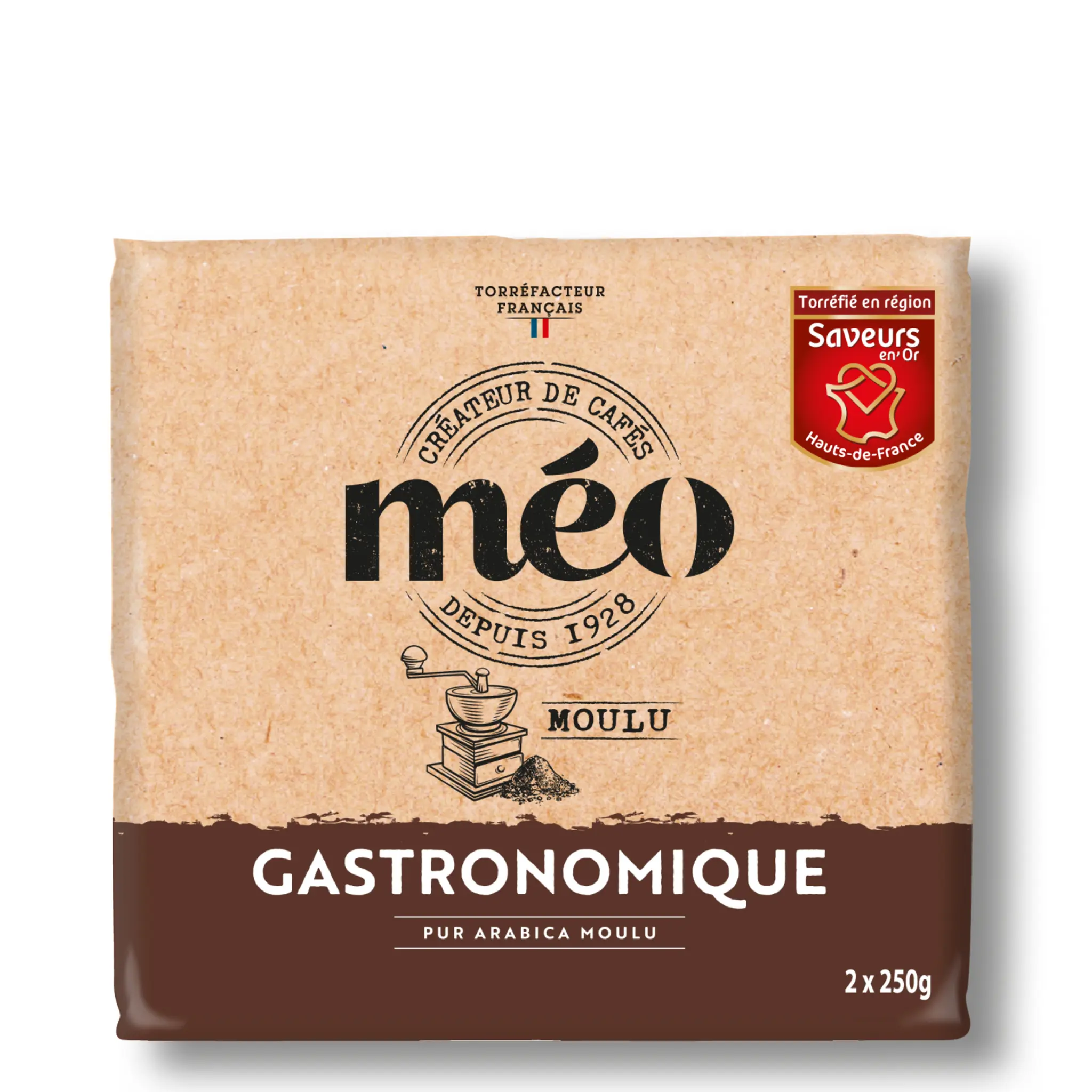 MEO Café moulu gastonomique pur Arabica