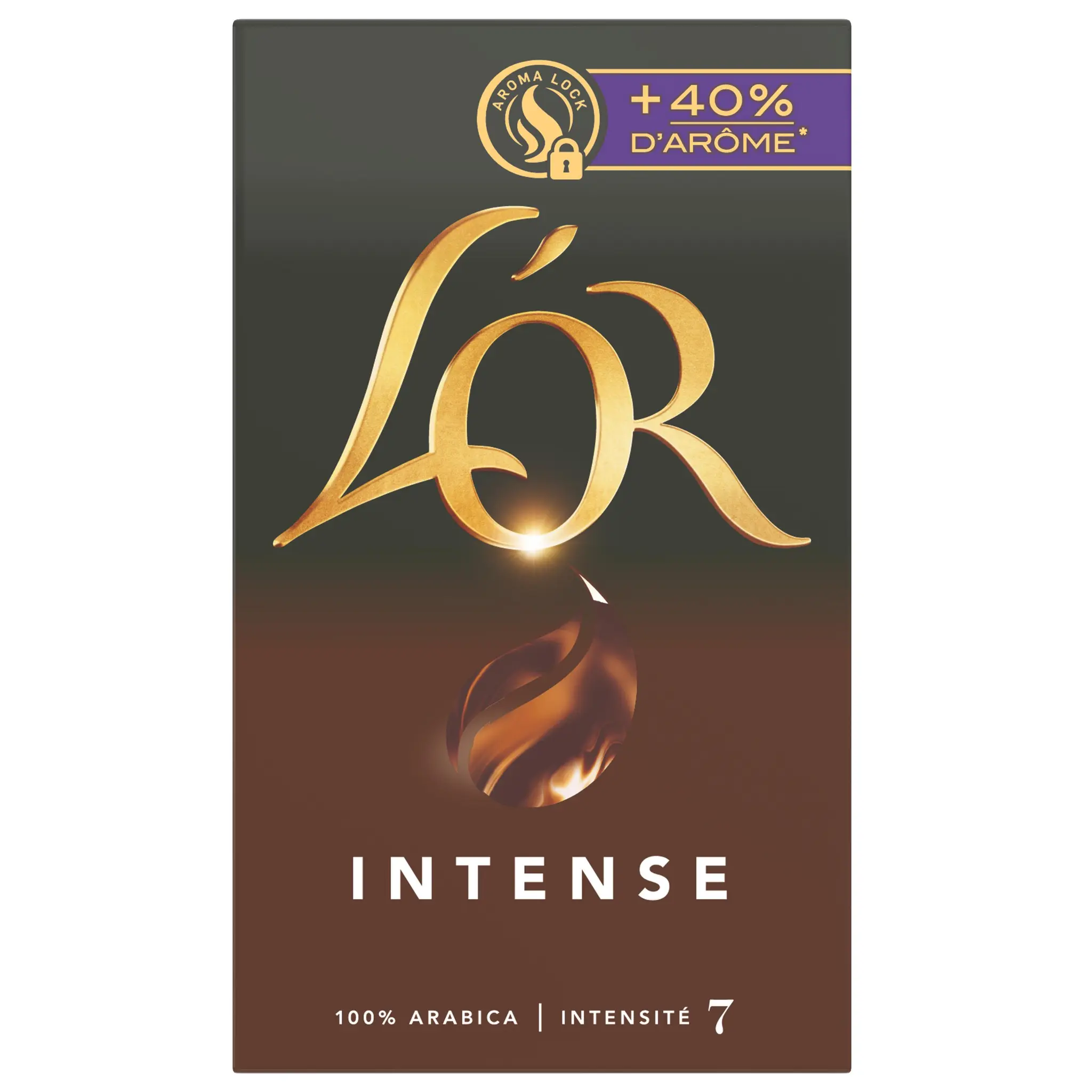 L'OR Café moulu intense pur arabica intensité 7