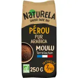 NATURELA Café moulu bio Pérou pur arabica intensité 7