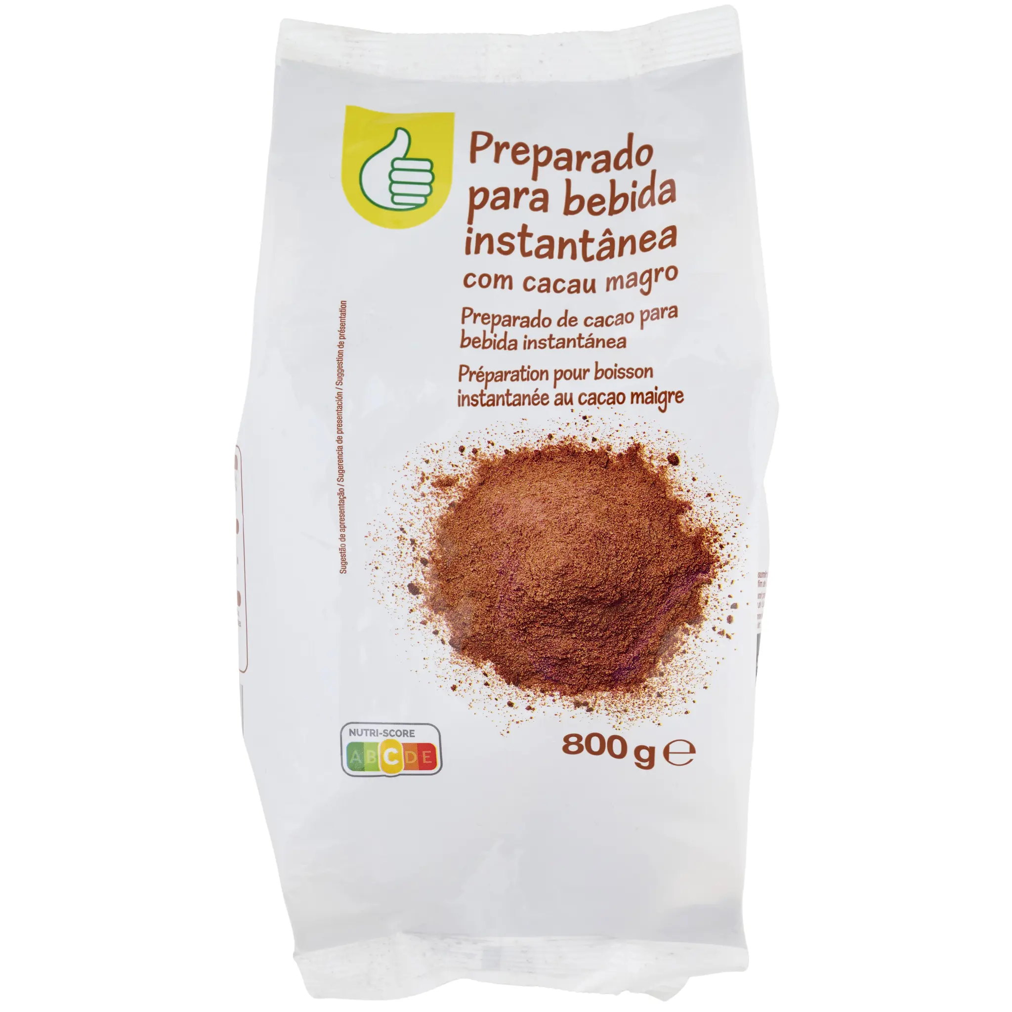 POUCE Chocolat instantané en poudre cacao maigre