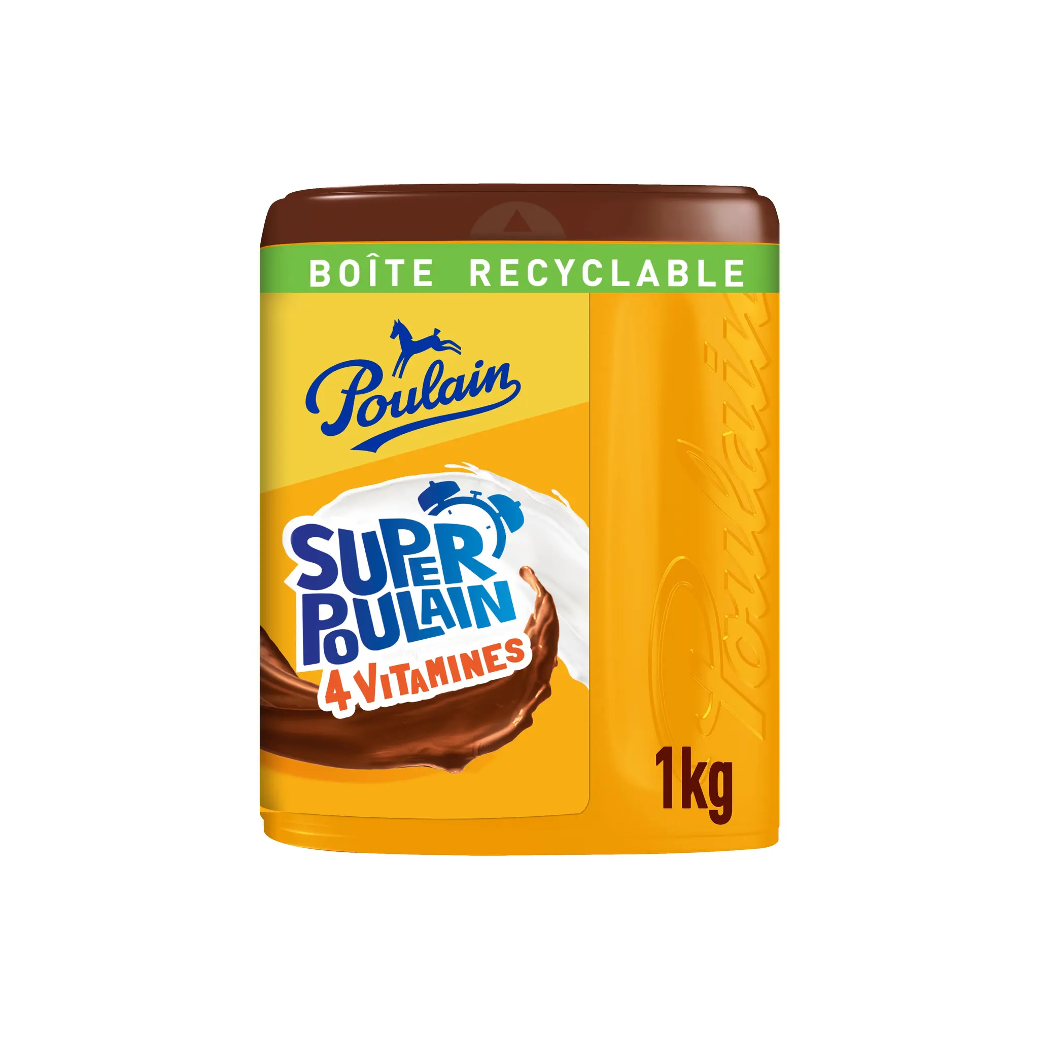POULAIN Super Poulain Chocolat en poudre 4 vitamines