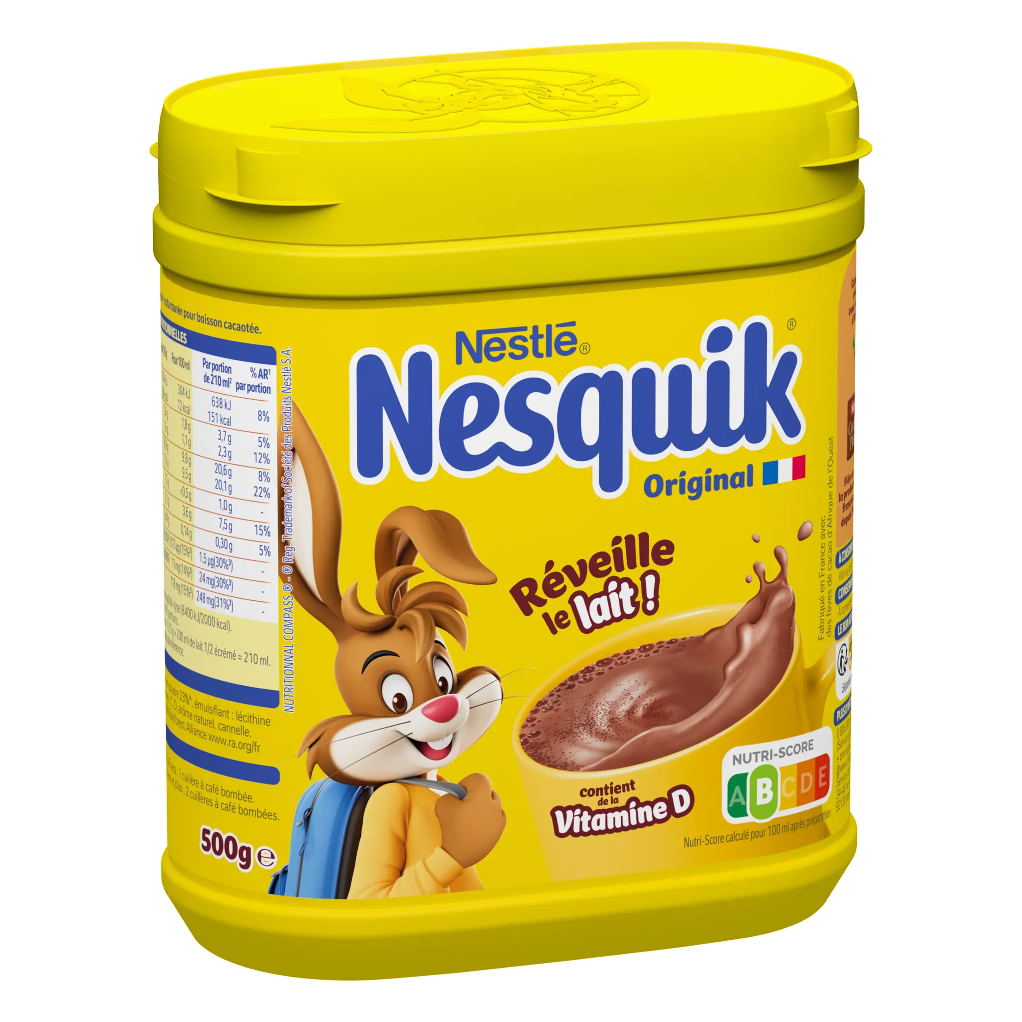 NESQUIK Chocolat en poudre sans arôme artificiel