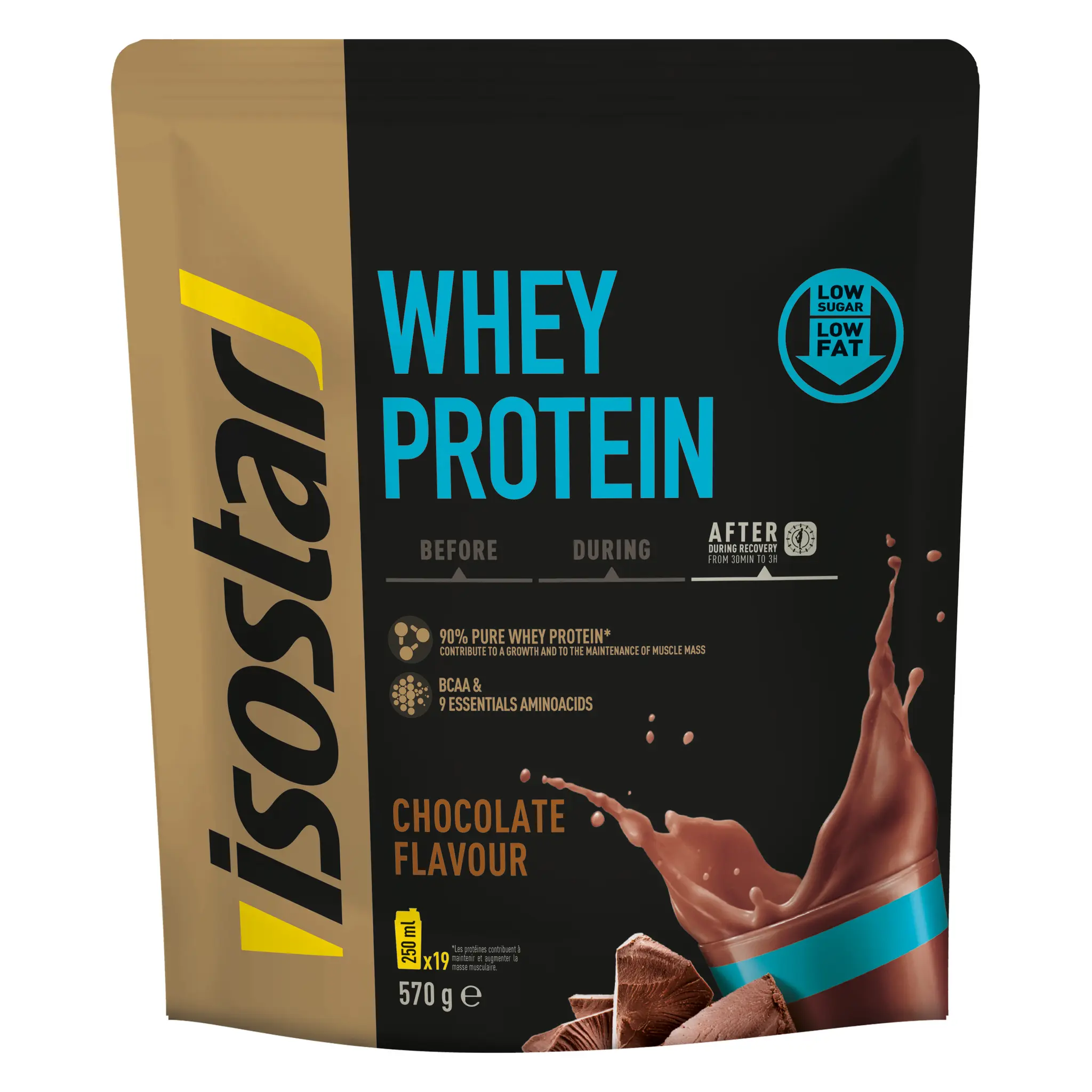ISOSTAR Boisson Whey Protein saveur chocolat préparation en poudre