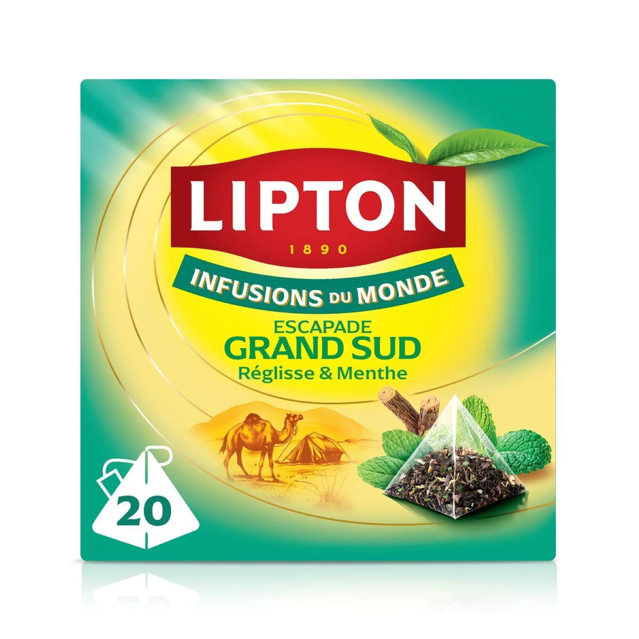 LIPTON Infusions à la réglisse et à la menthe grand sud Saveurs du soir