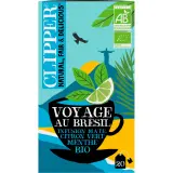 CLIPPER Infusion Voyage au Brésil au maté citron vert menthe bio