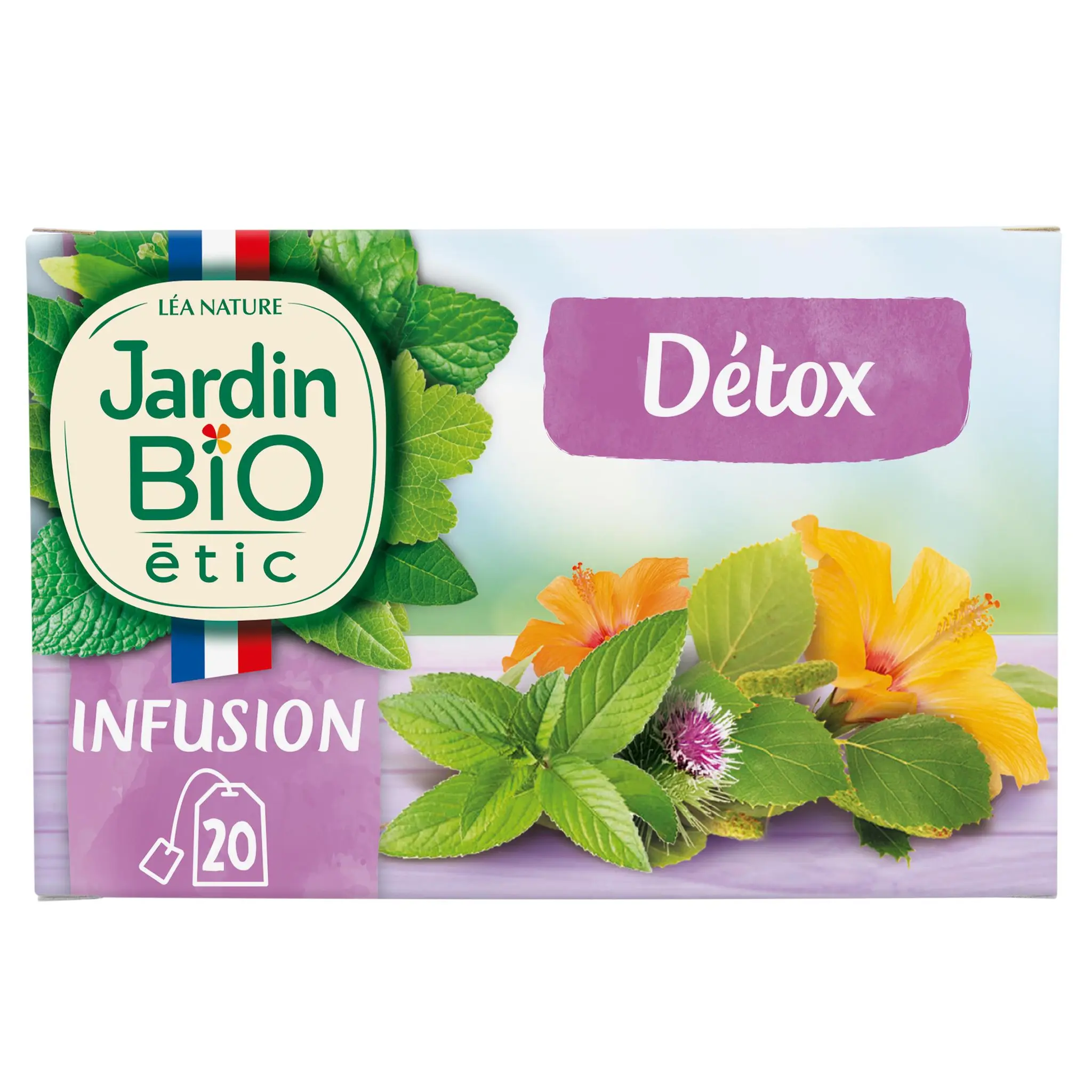 JARDIN BIO ETIC Infusion détox bouleau menthe et bardane