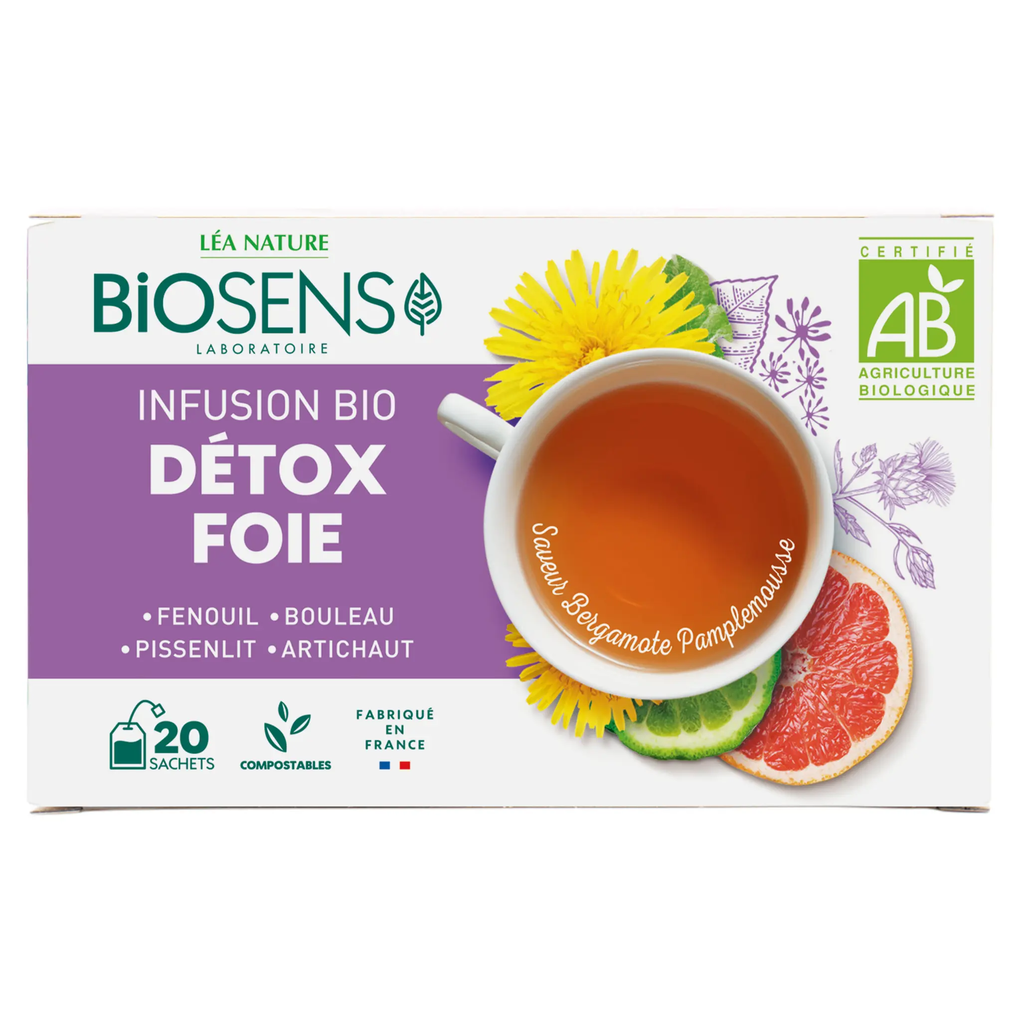 BIOSENS Infusion bio détox foie