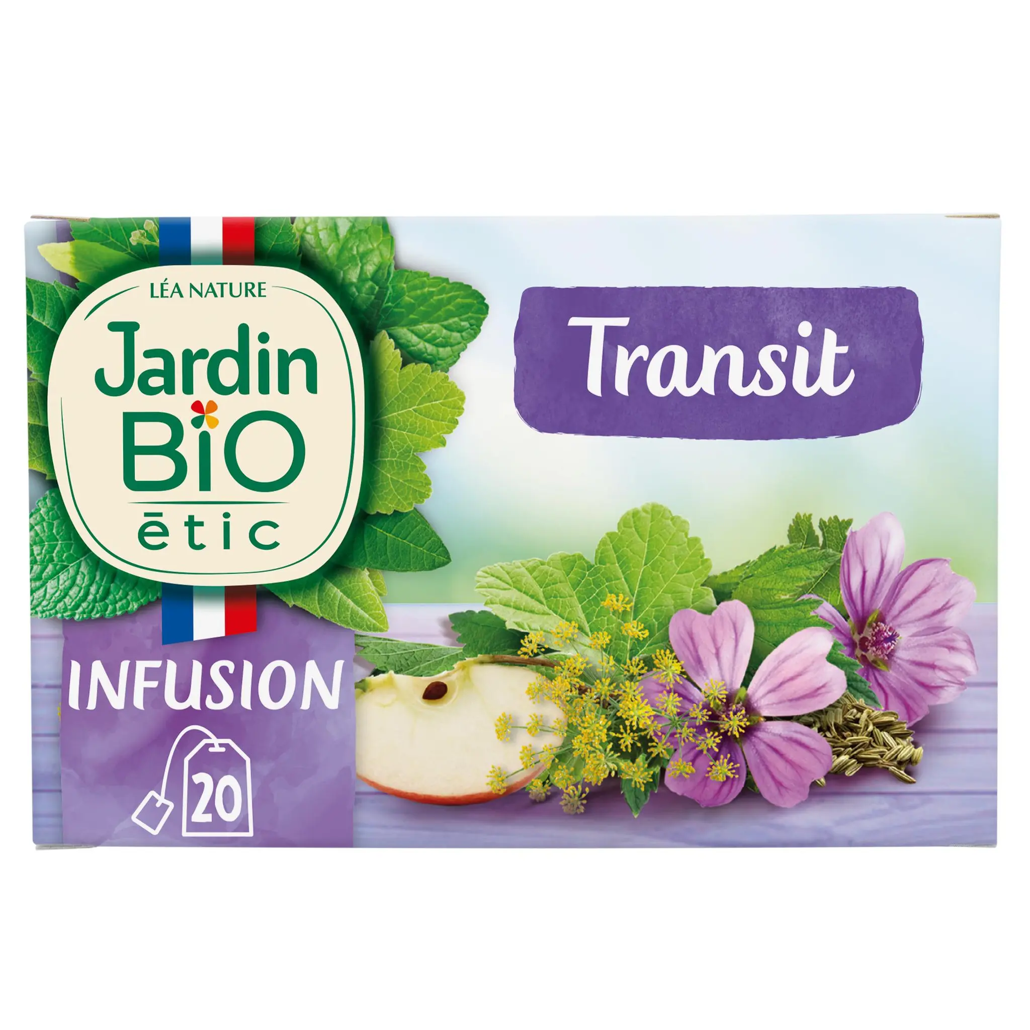 JARDIN BIO Infusion transit à la mauve et anis vert bio