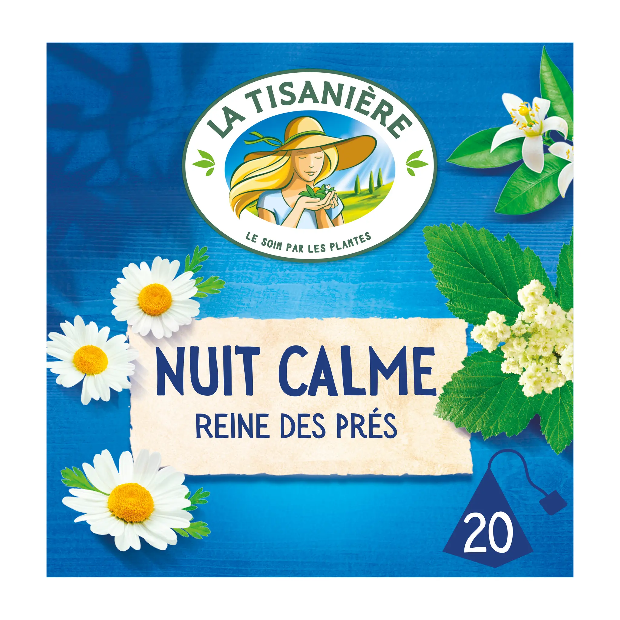 LA TISANIERE Infusion nuit calme reine des près camomille tilleul oranger