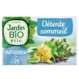 JARDIN BIO ETIC Infusion détente sommeil tilleul verveine et aubépine