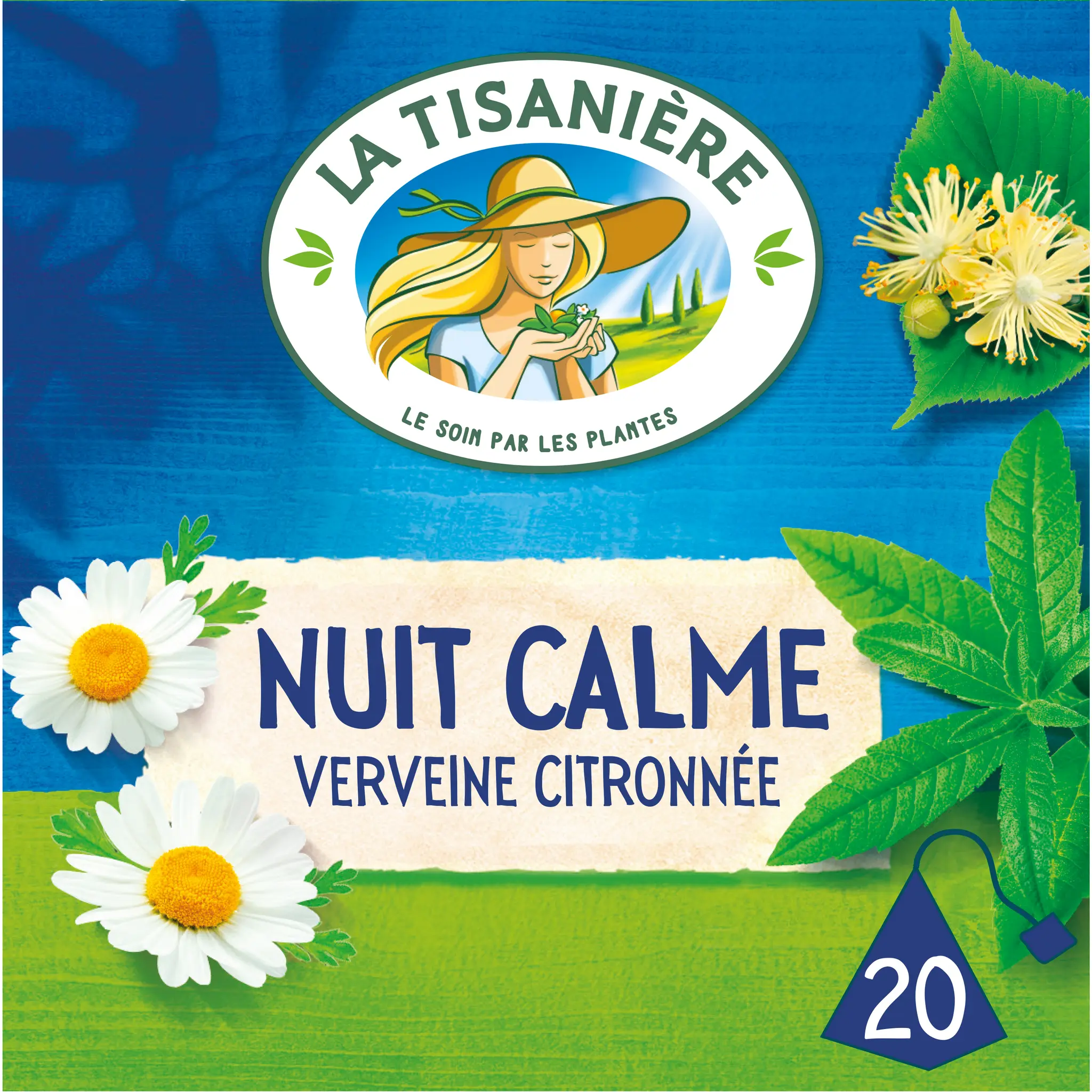 LA TISANIERE Infusion nuit calme verveine et reine des prés camomille tilleul oranger