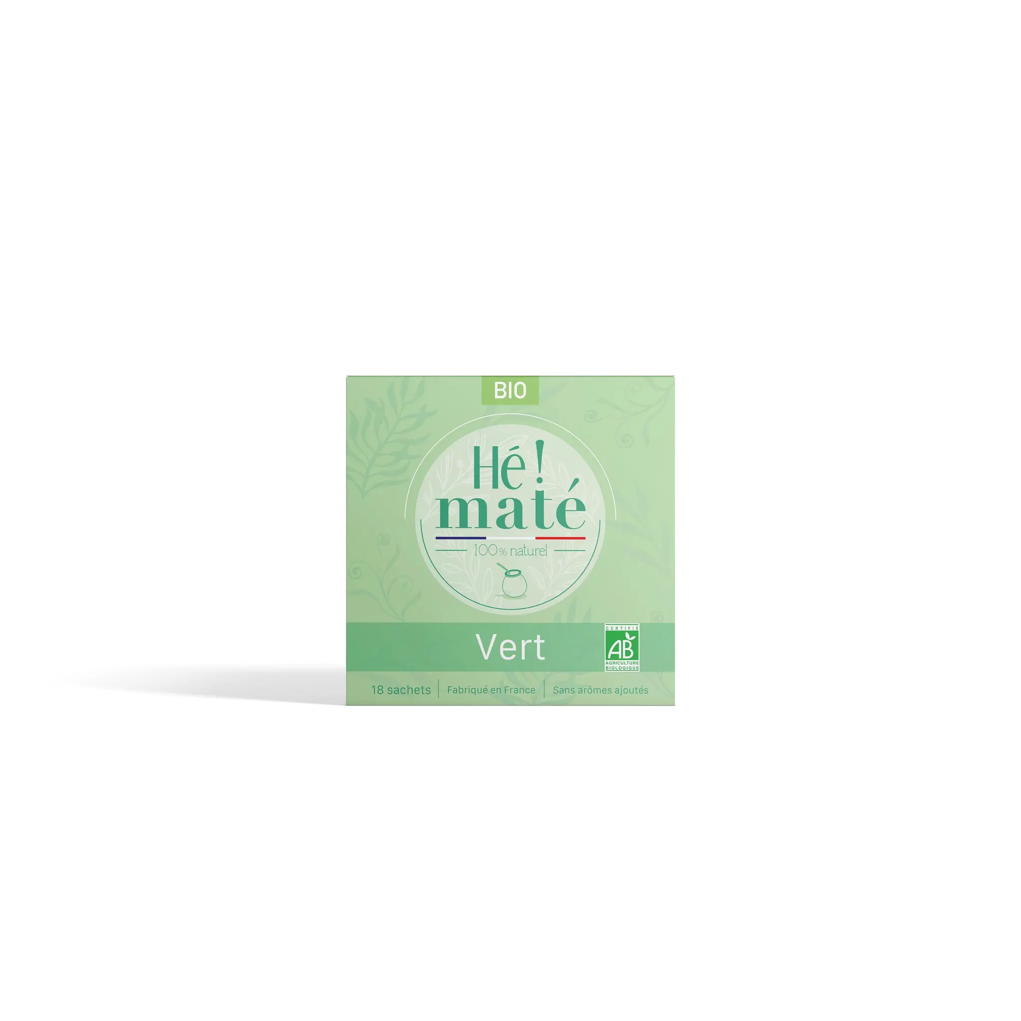 HE MATE Infusion Maté vert bio sans arômes ajoutés