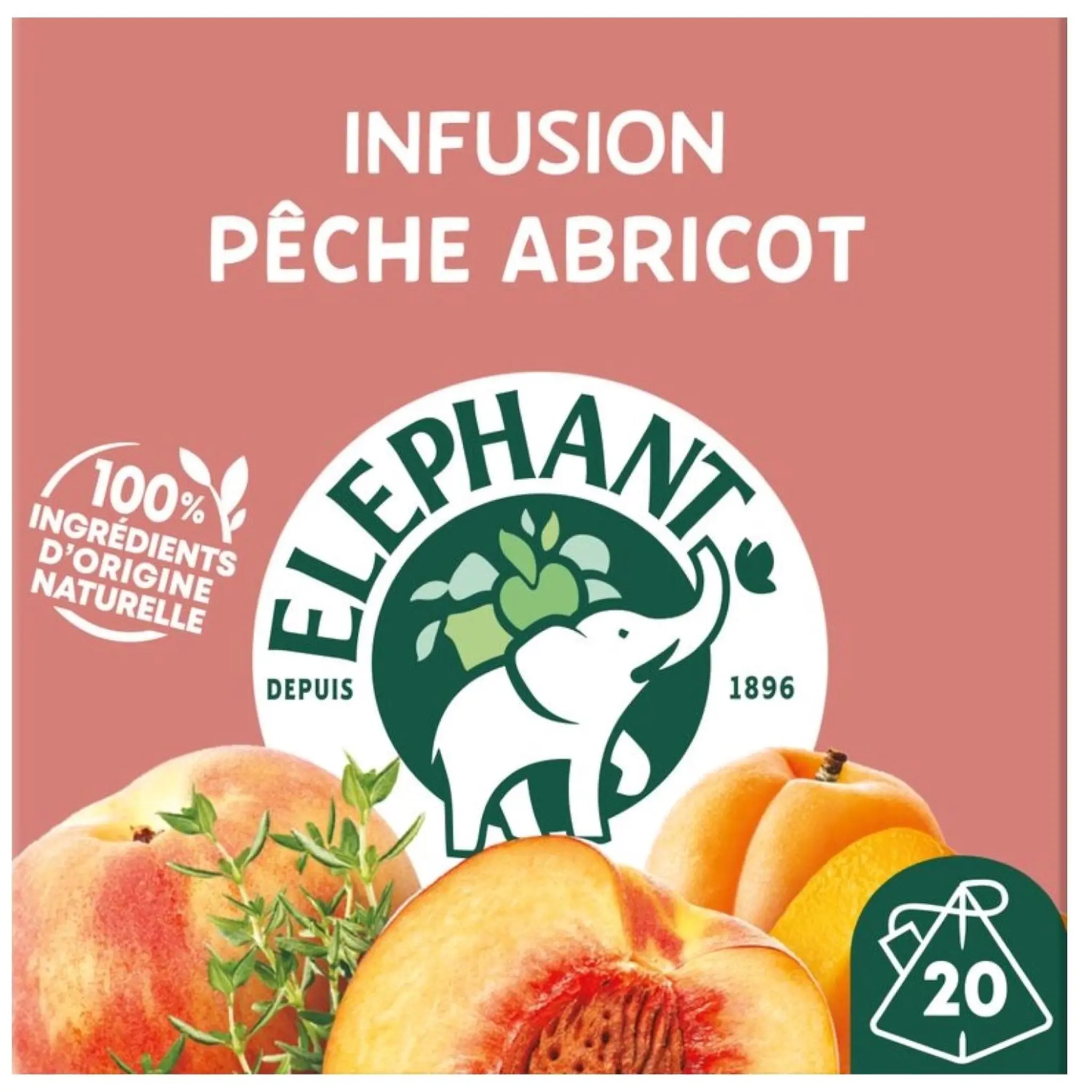 ELEPHANT Infusion pêche abricot