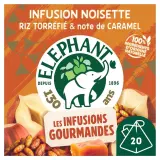 ELEPHANT Infusion de plantes à la noisette riz torréfié caramel