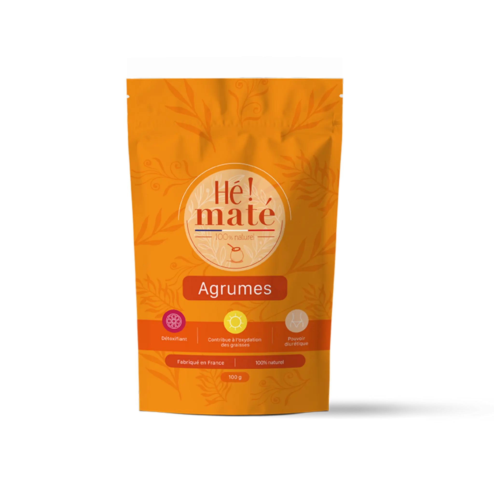 HE MATE Infusion au maté saveur agrumes bio