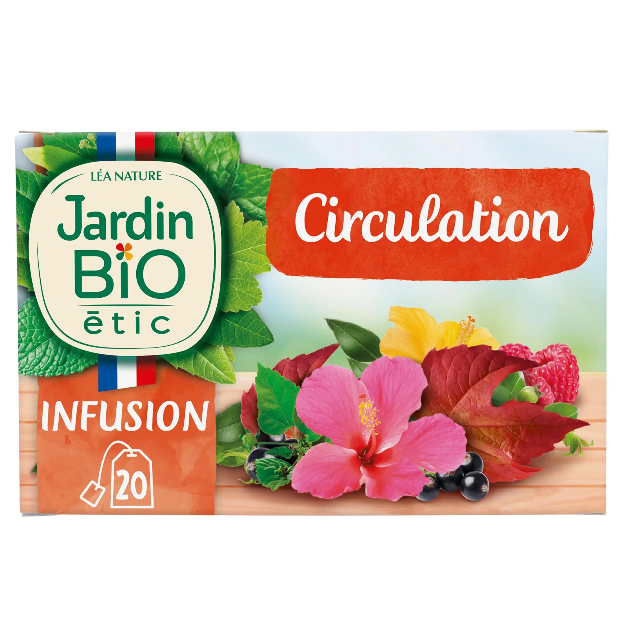 JARDIN BIO ETIC Infusion bio circulation vigne rouge