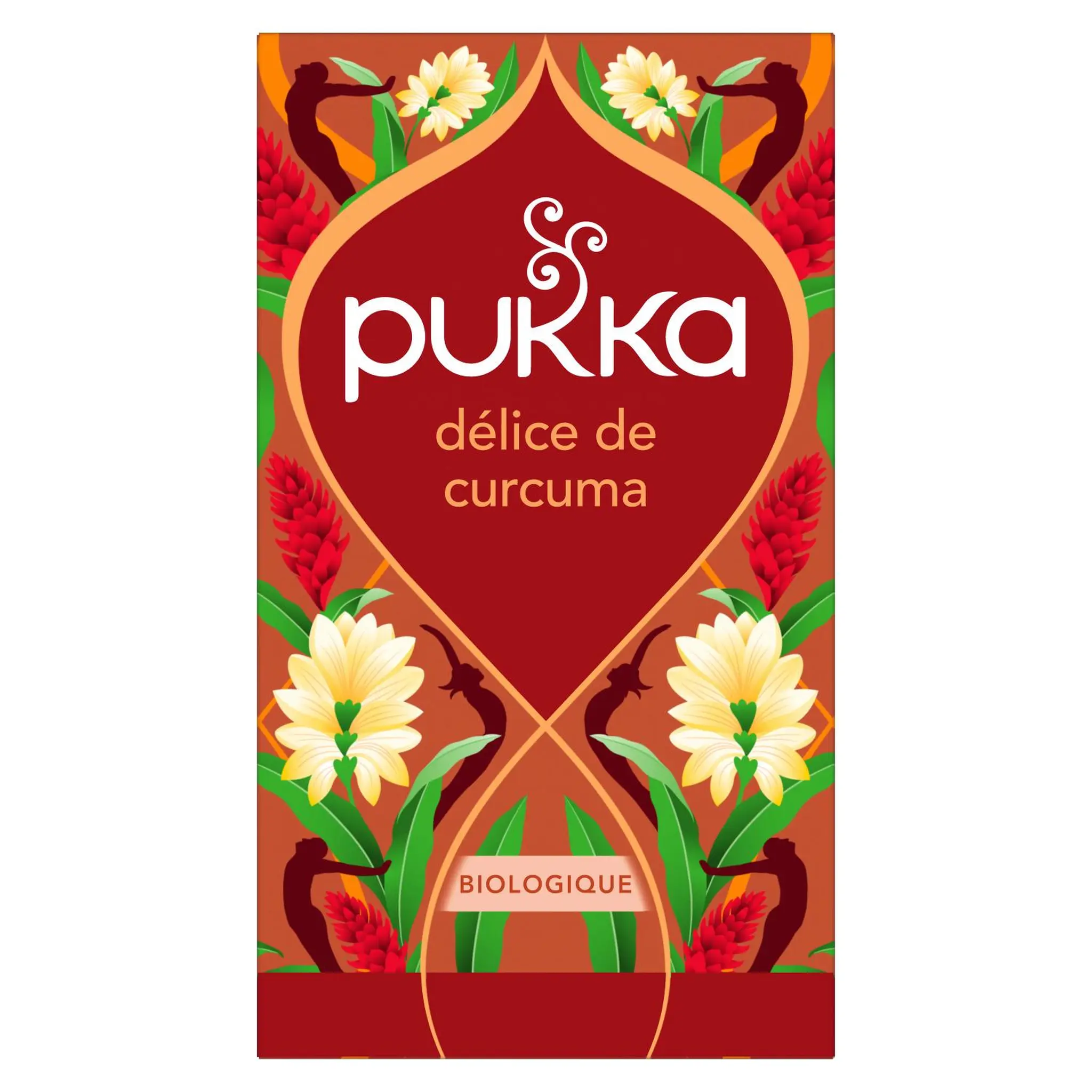 PUKKA Infusion bio délice de curcuma gingenmbre curcuma et parfum orange