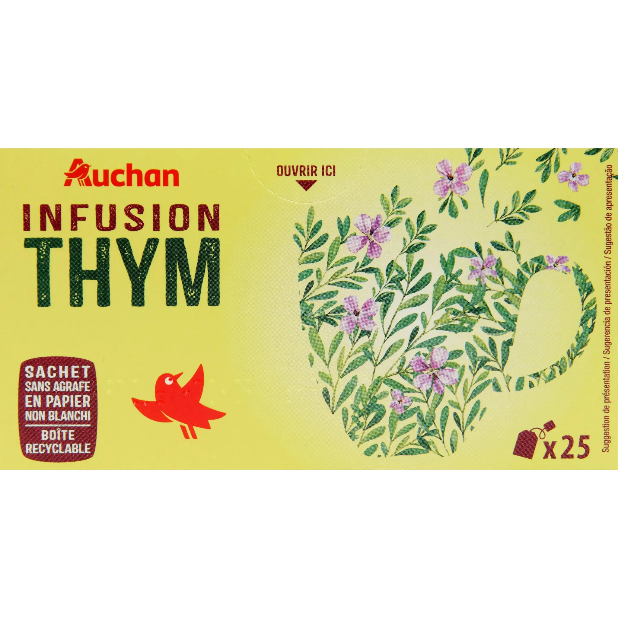 AUCHAN Infusion au thym