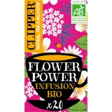 CLIPPER Infusion bio flower power fleur de sureau hibiscus camomille