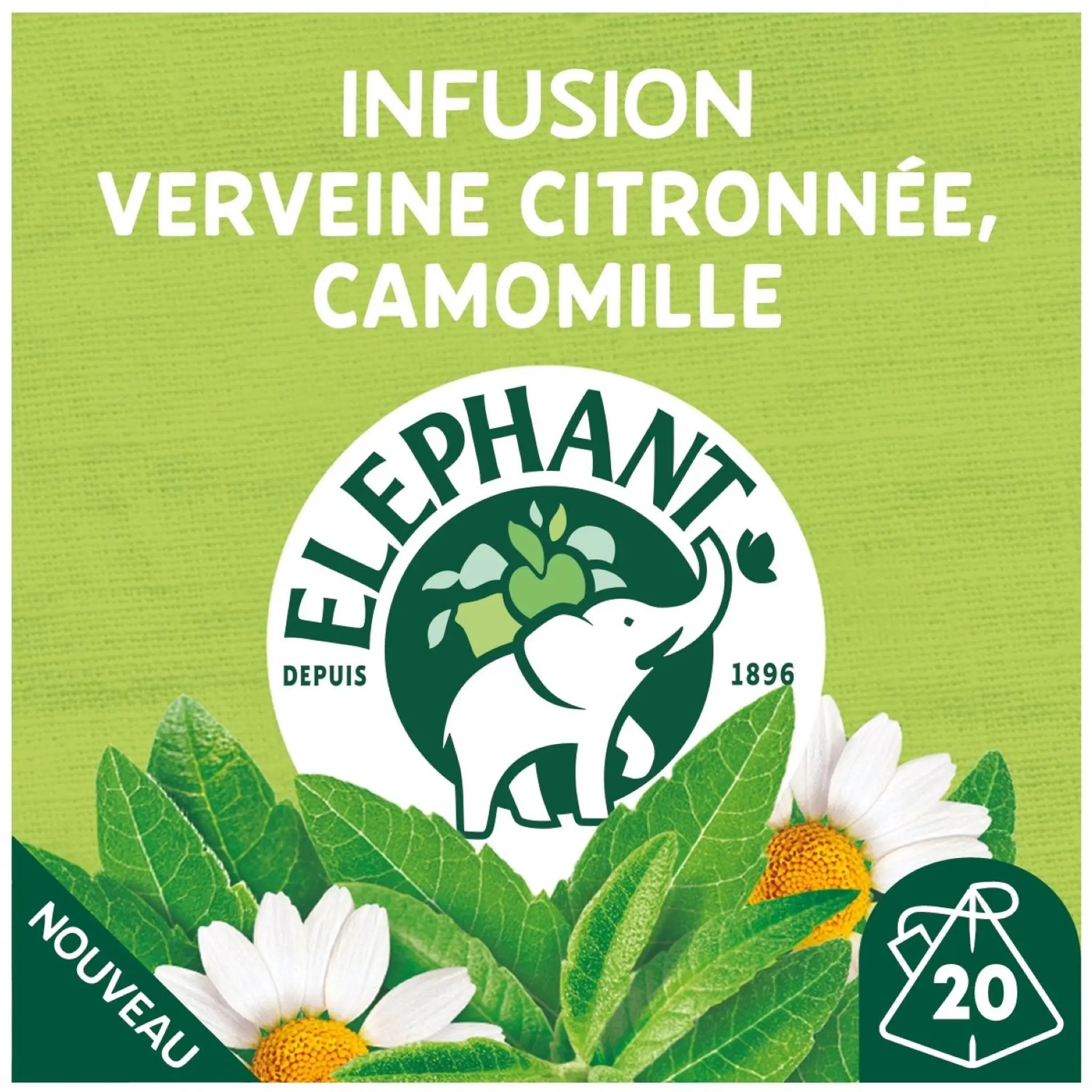 ELEPHANT Infusion à la verveine citronnée et camomille
