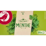 AUCHAN Thé vert à la menthe