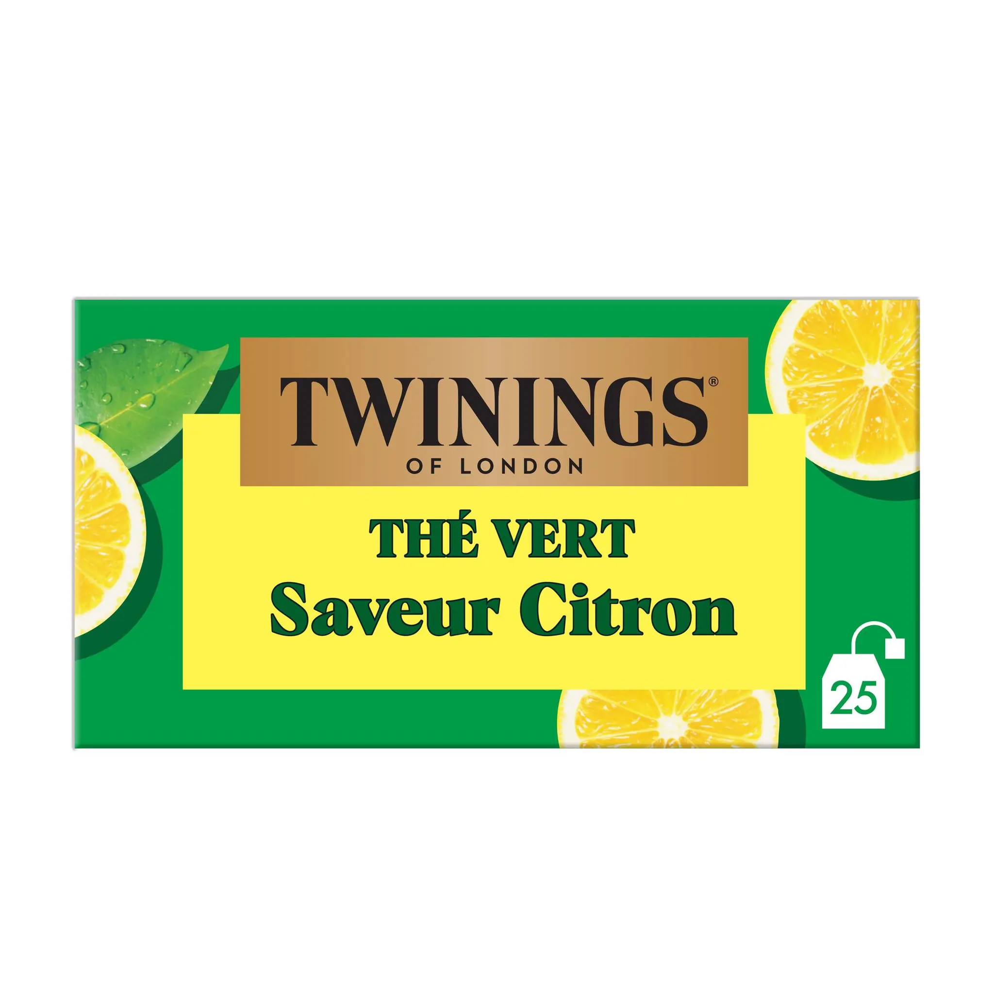 TWININGS Thé vert citron intense