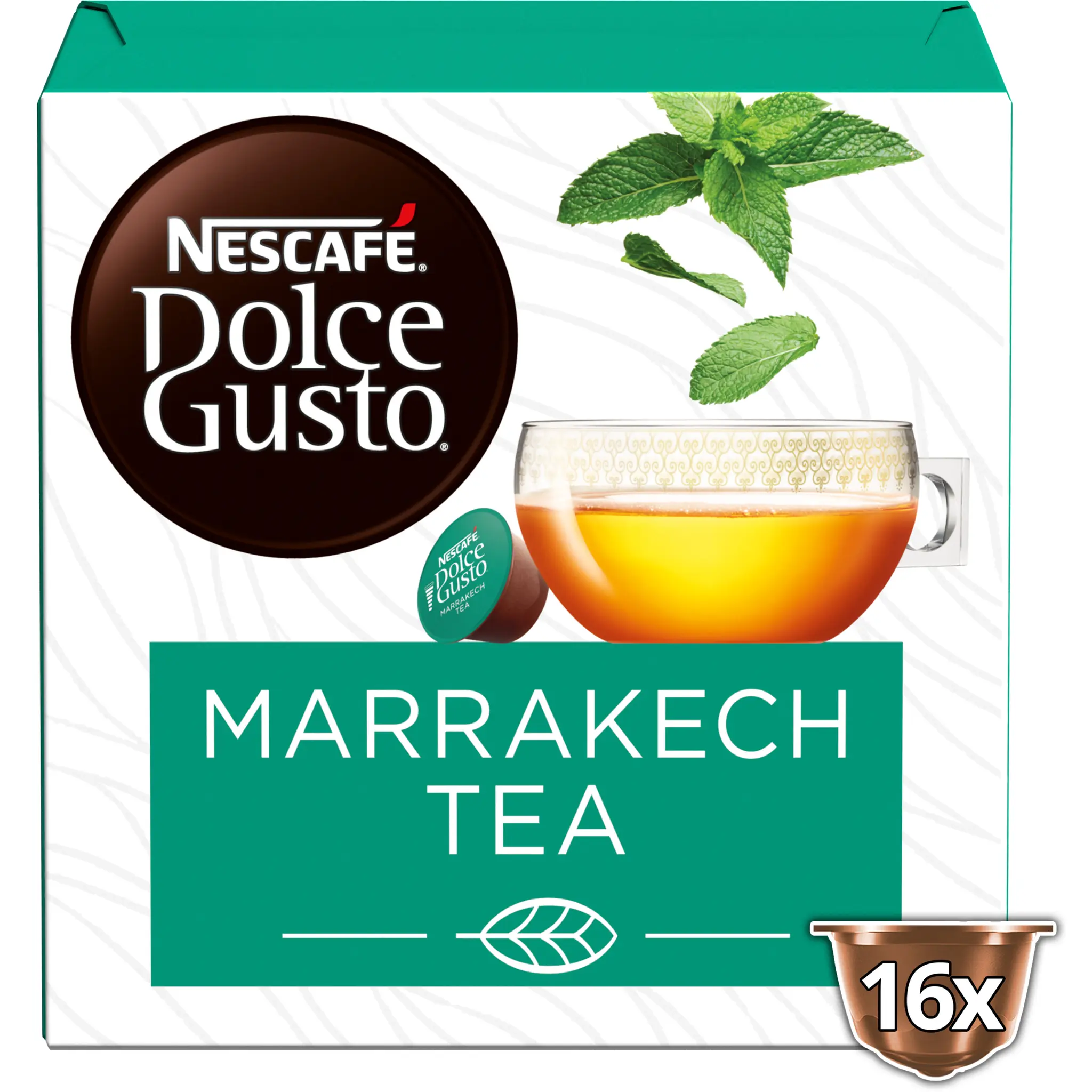 NESCAFE Capsules de thé Marrakech compatibles Dolce Gusto