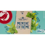AUCHAN Thé vert menthe extrême