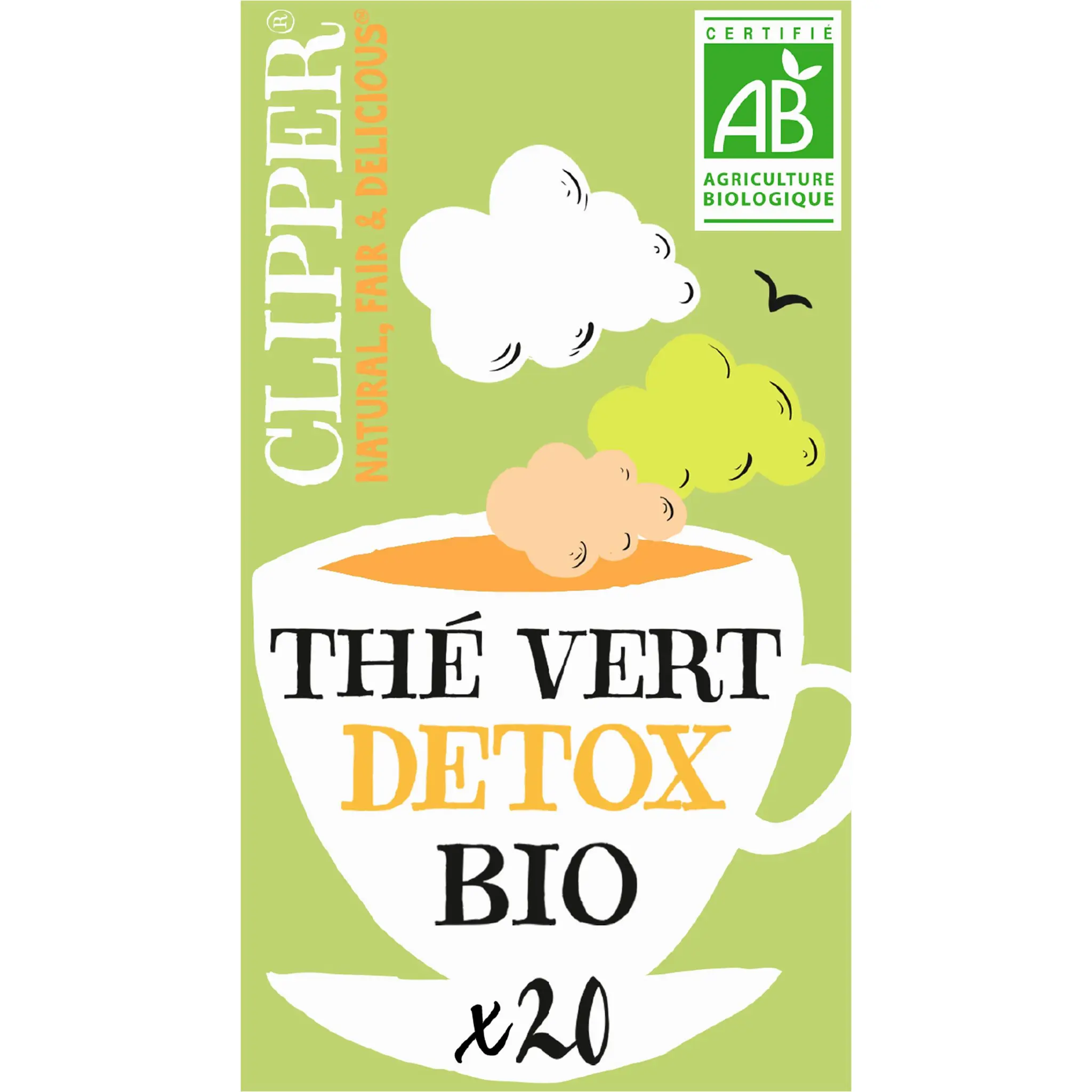 CLIPPER Thé vert bio détox