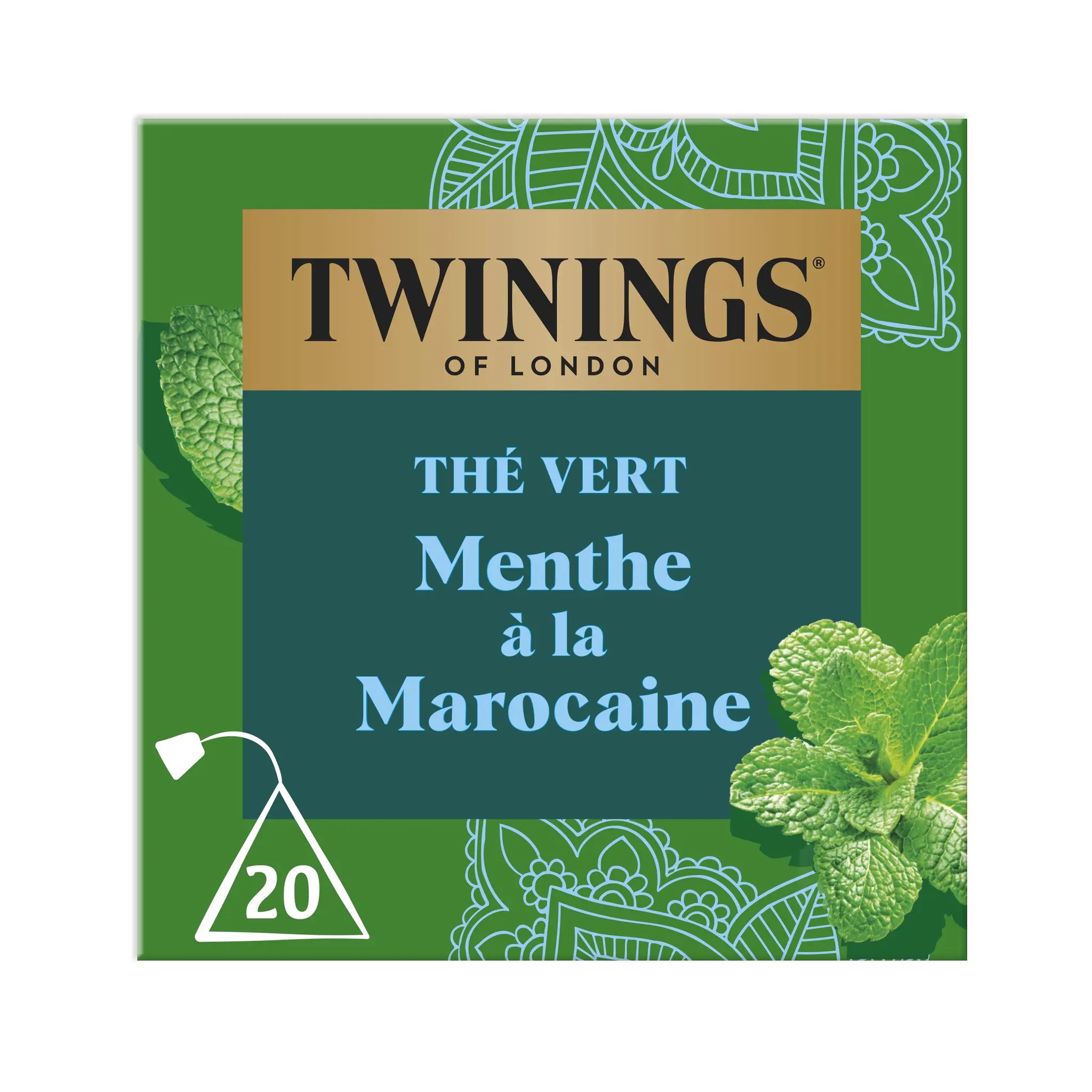 TWININGS Thé vert à la menthe à la marocaine