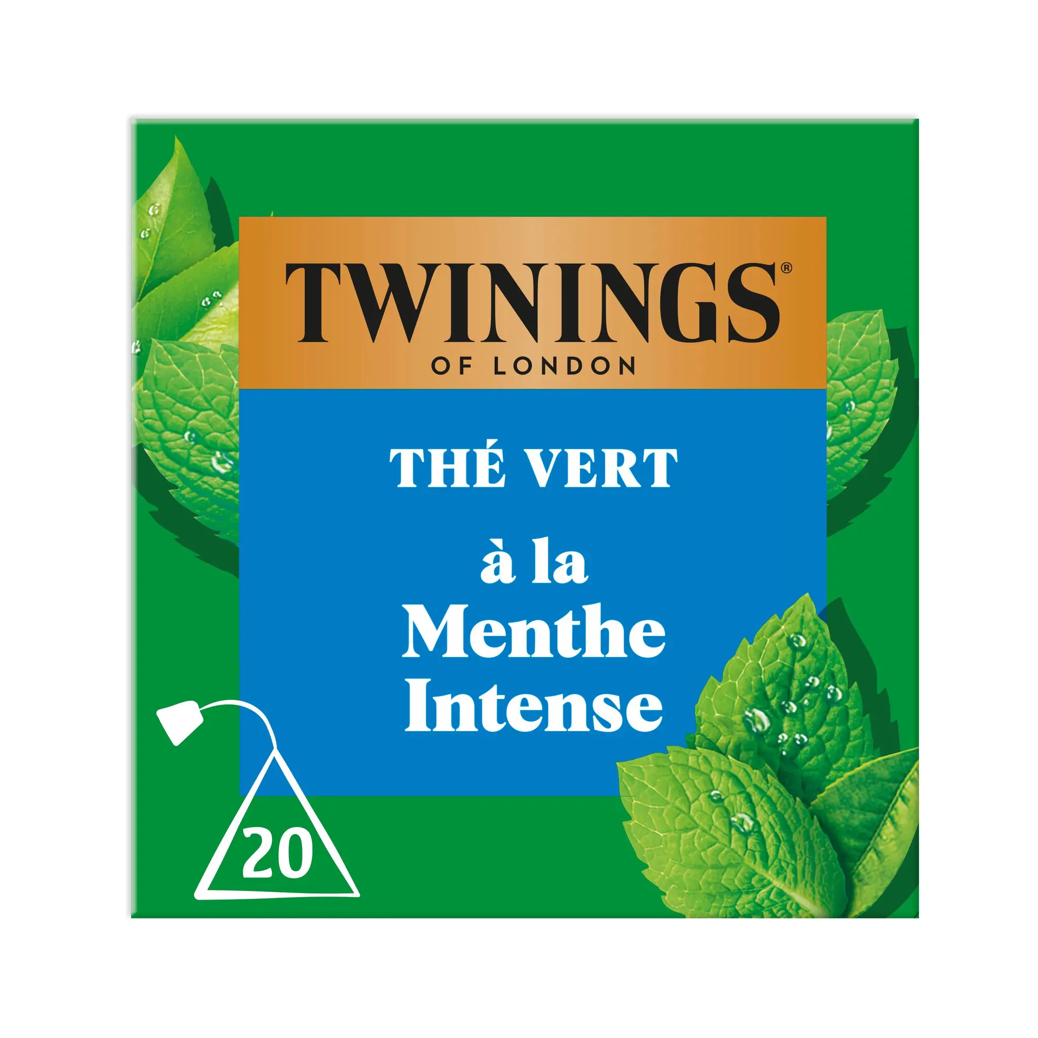 TWININGS Thé vert à la menthe intense