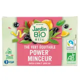 JARDIN BIO ETIC Thé vert équitable Power Minceur saveur citron et cassis