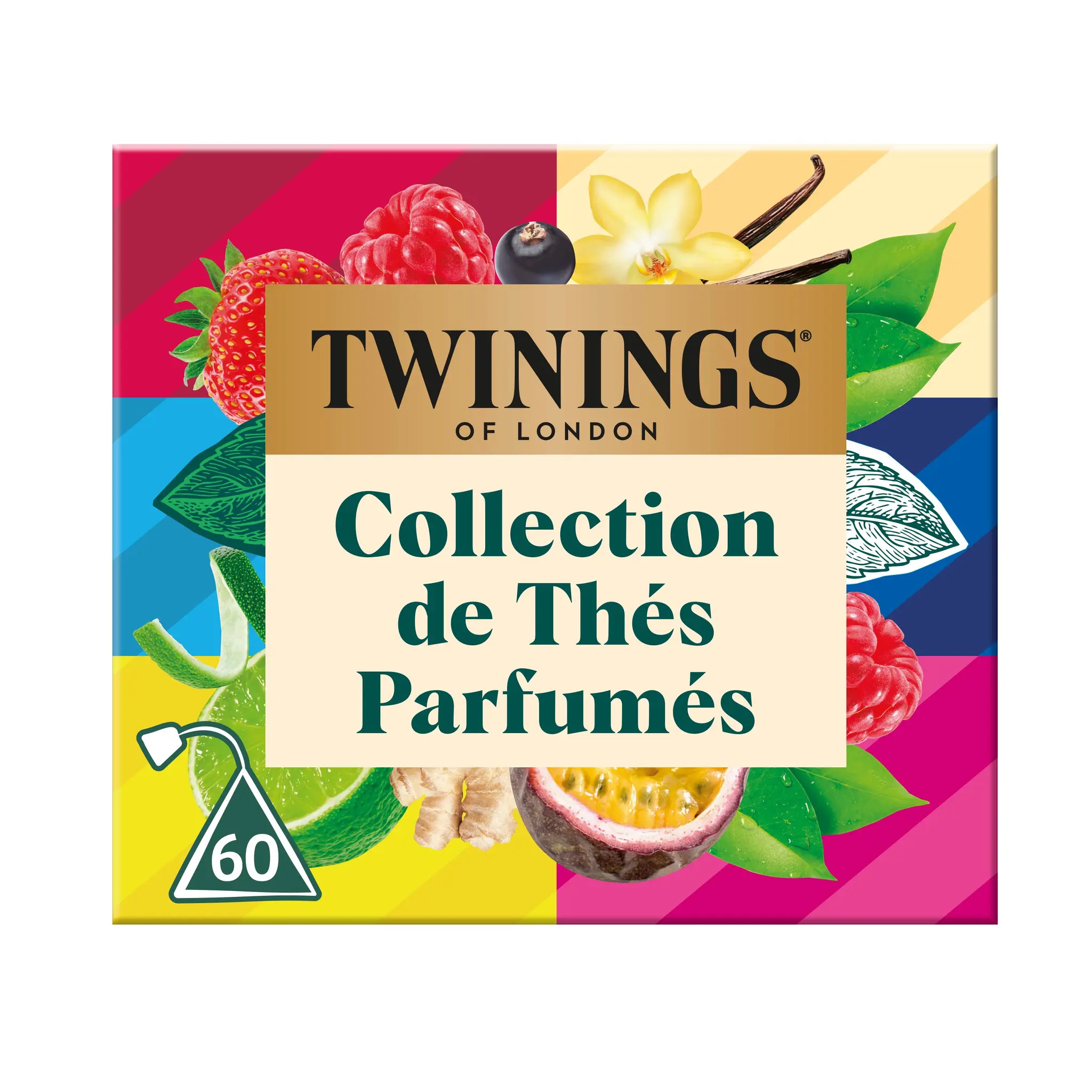 TWININGS Coffret de thés noirs et de thés verts parfumés