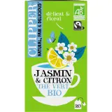 CLIPPER Thé vert au jasmin et citron bio