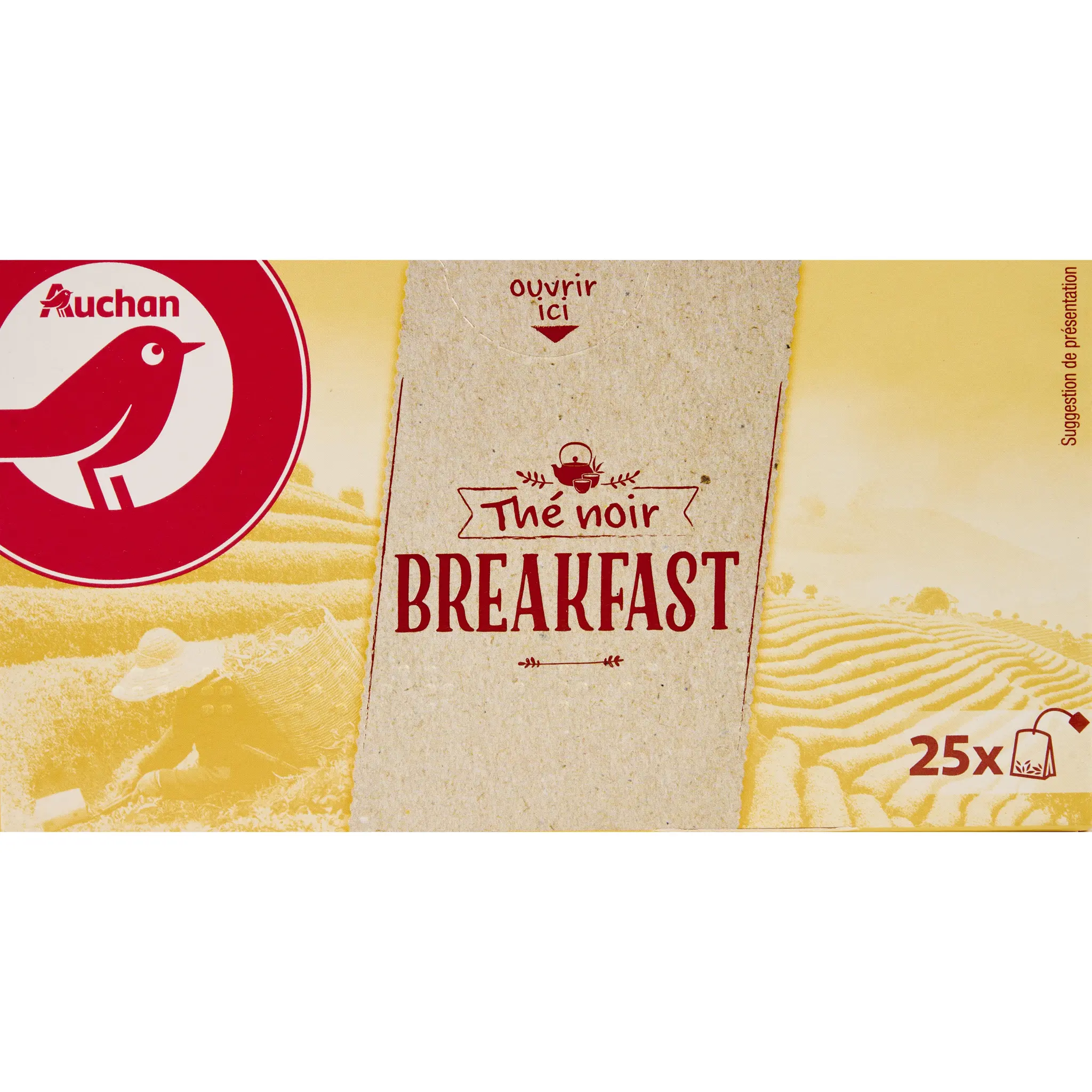 AUCHAN Thé noir breakfast