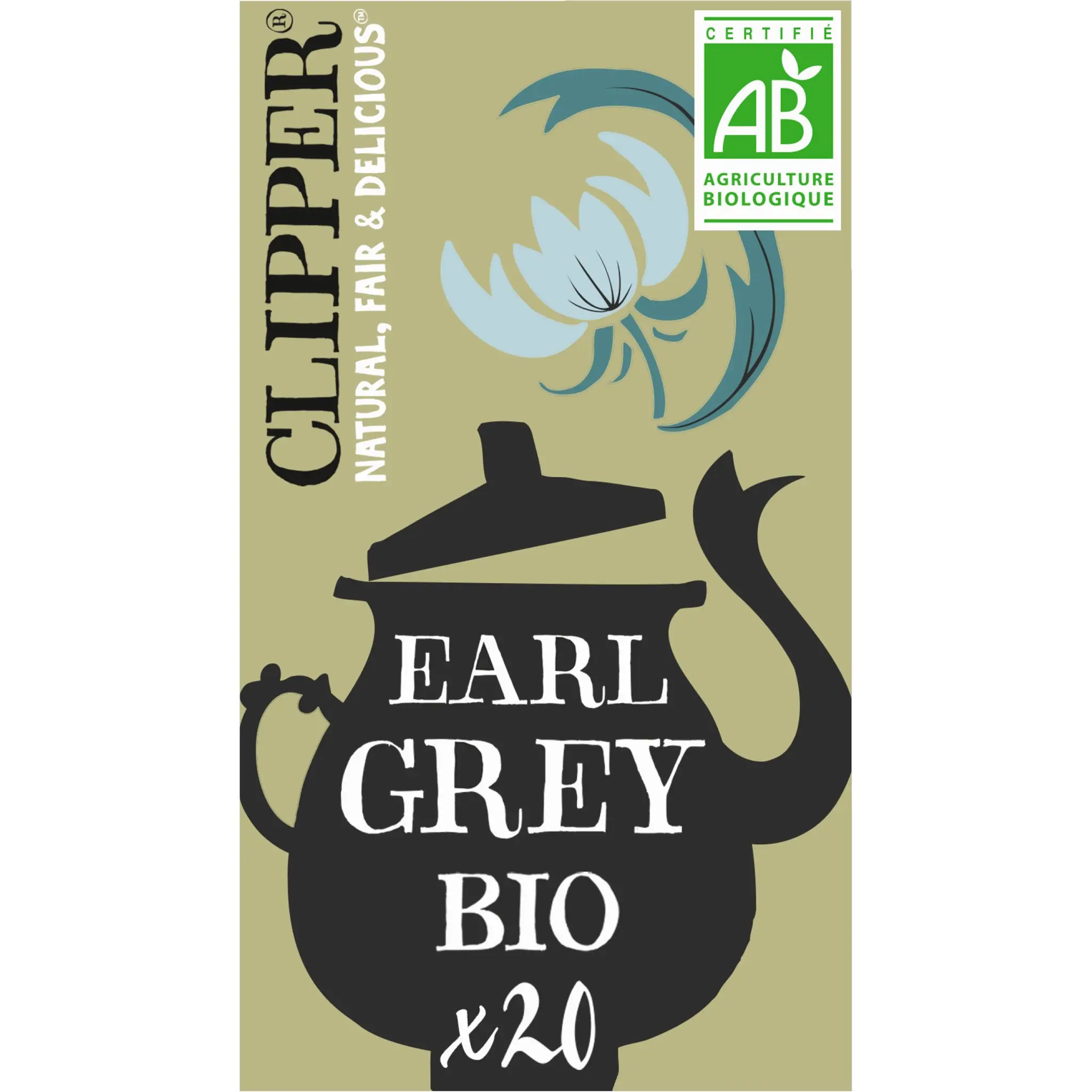 CLIPPER Thé noir earl grey bio