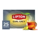 LIPTON Thé noir Earl Grey à la bergamote
