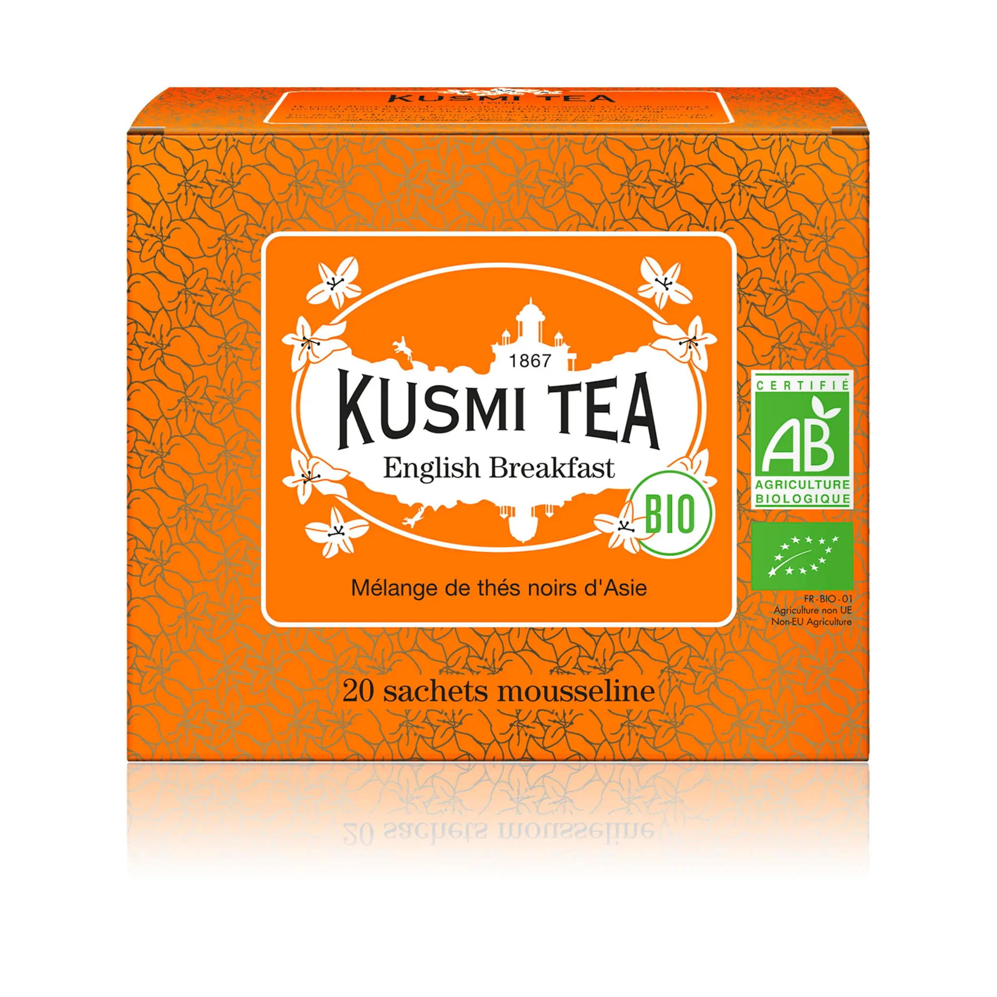KUSMI TEA Mélange de thés noirs d'Asie bio