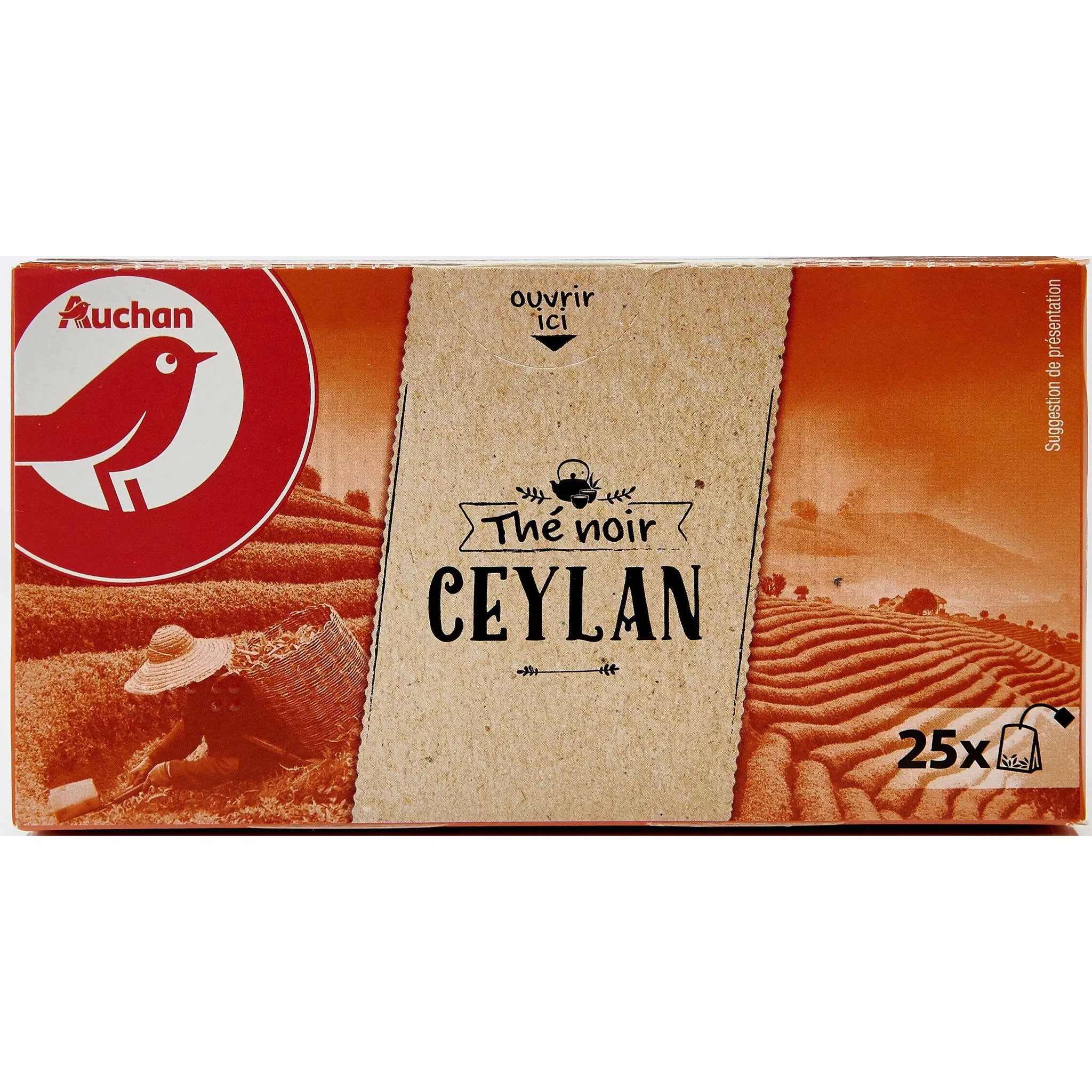 AUCHAN Thé noir Ceylan