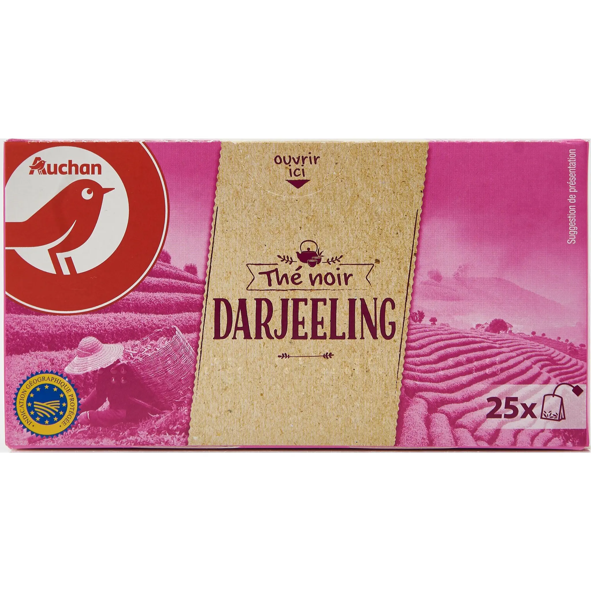 AUCHAN Thé noir darjeeling