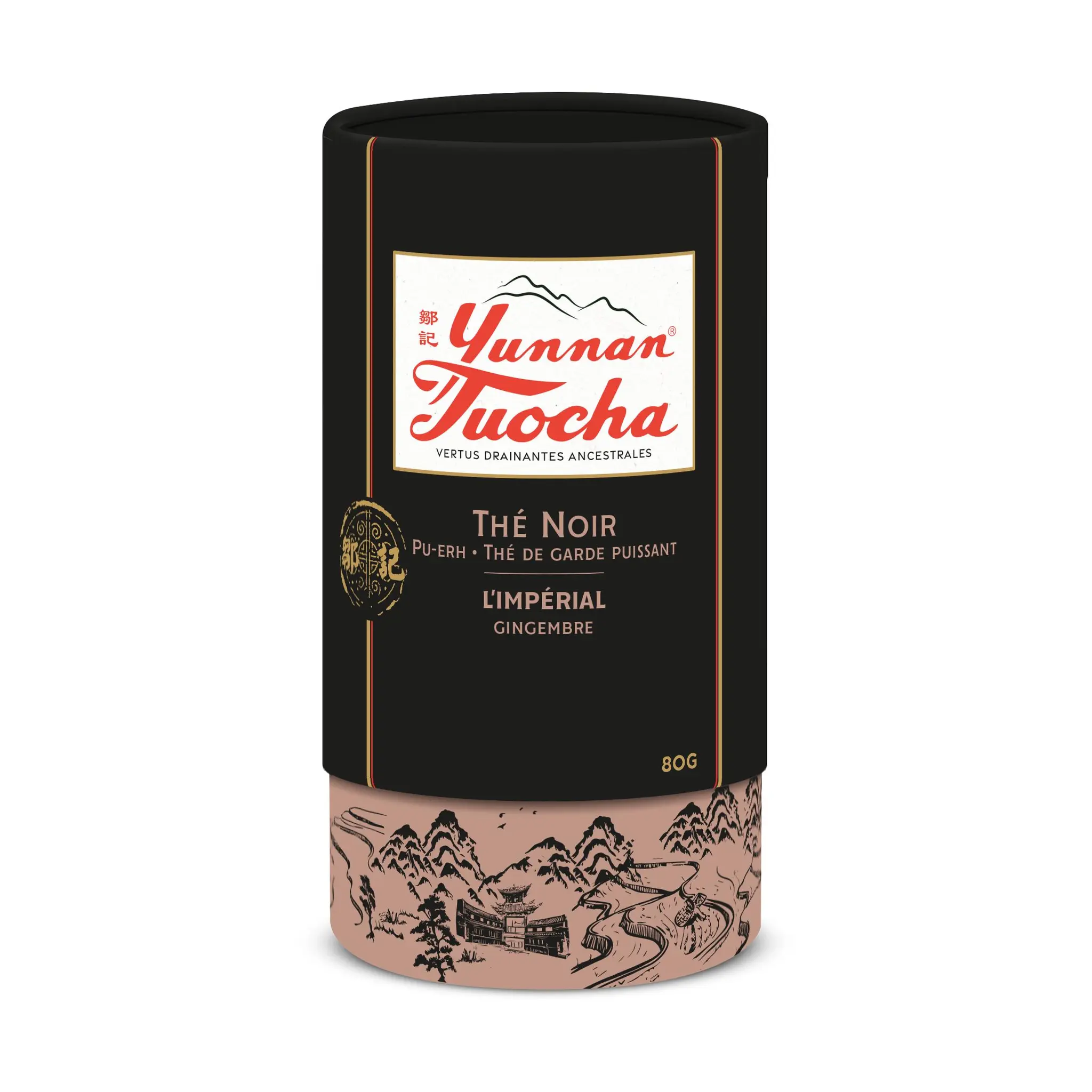 YUNNAN TUOCHA Thé noir l'impérial au gingembre