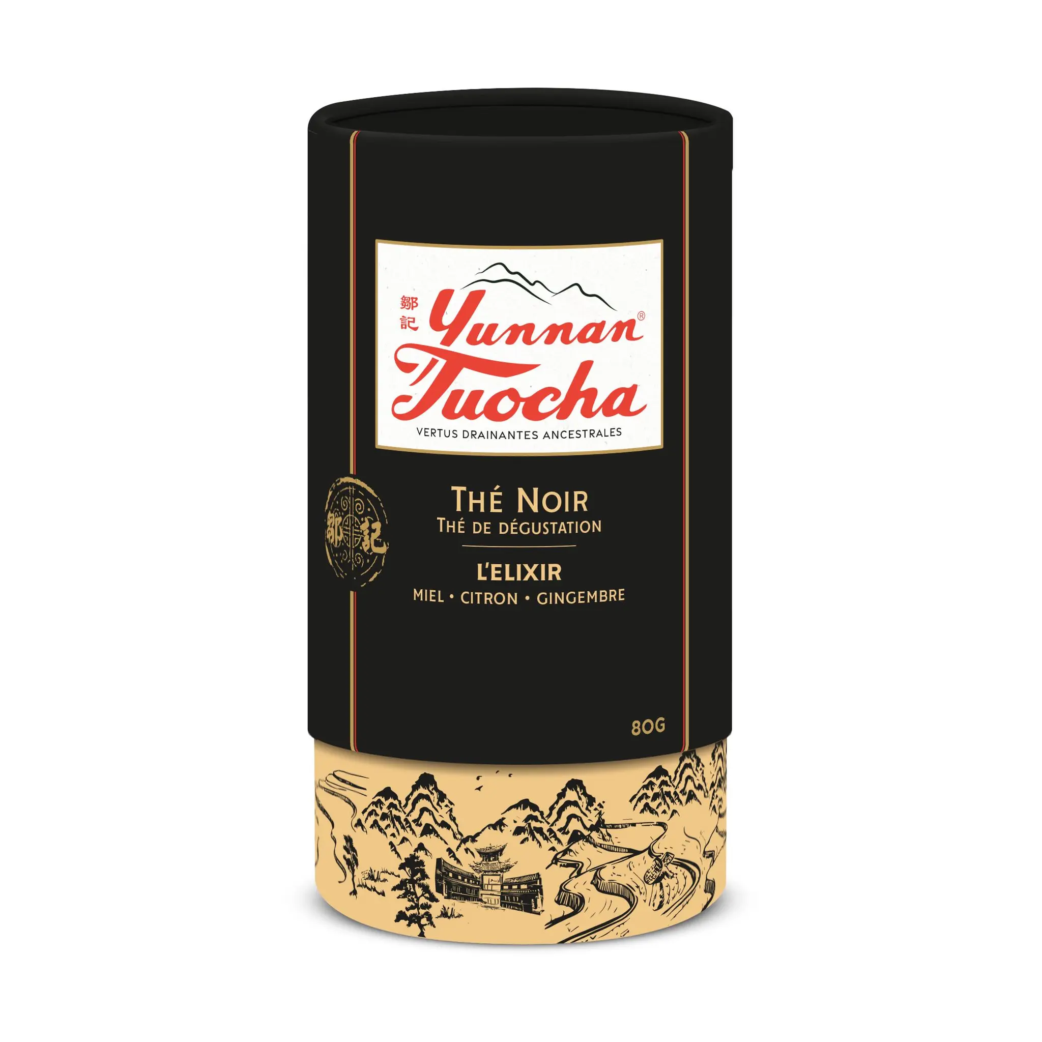 YUNNAN TUOCHA Thé noir au miel citron et gingembre
