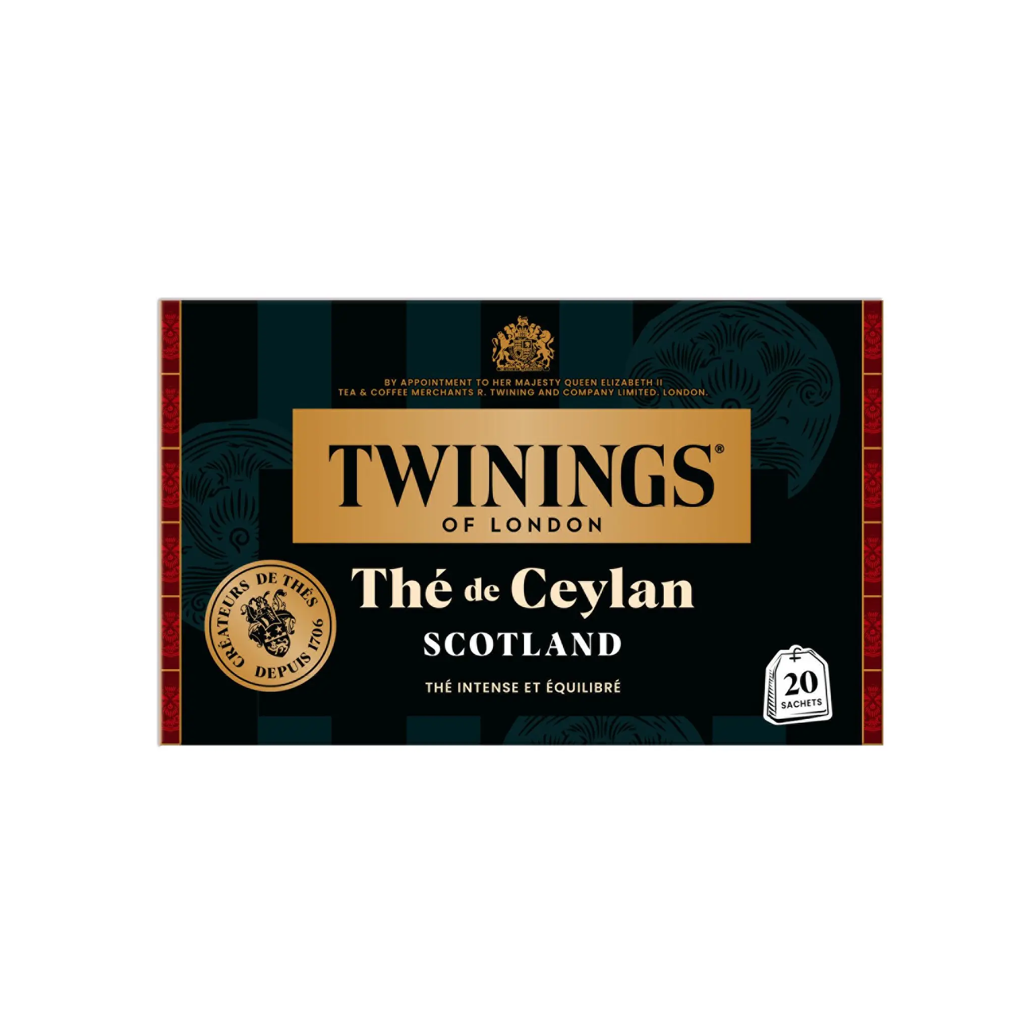 TWININGS Thé de Ceylan intense et équilibré